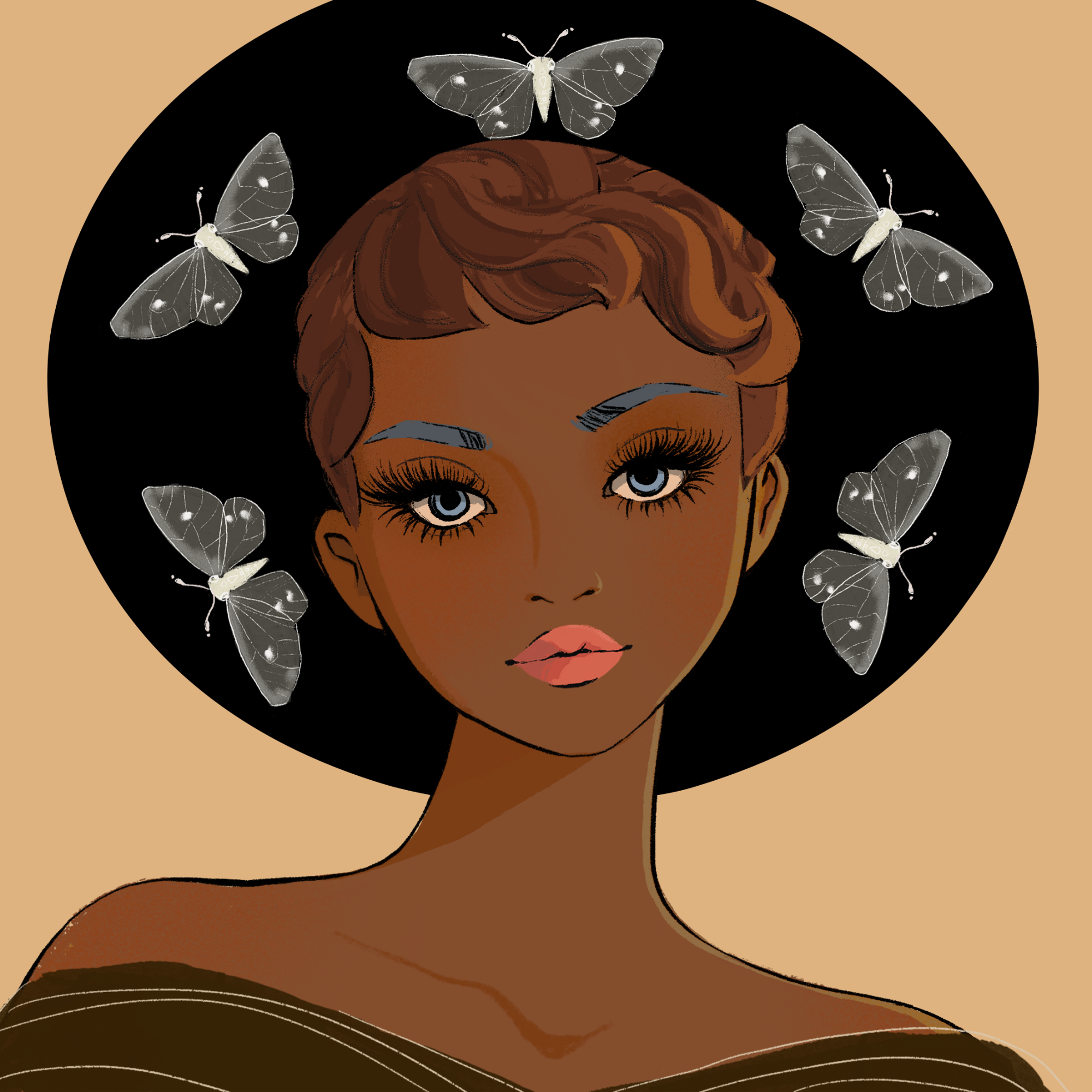 a portrait of Spearmint, the spiced muffin