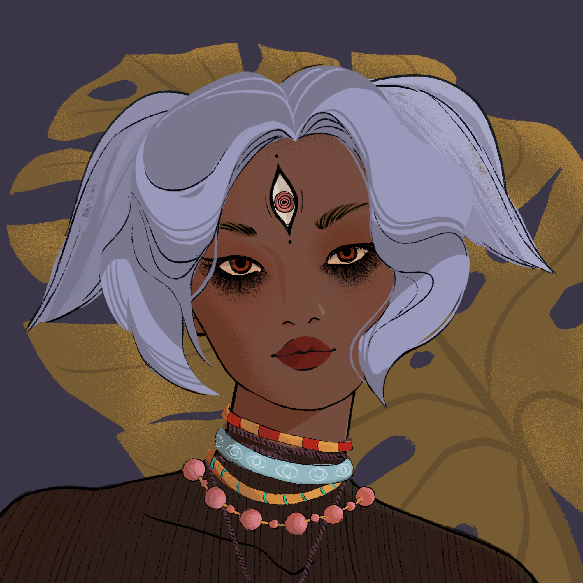 a portrait of Opala the odd