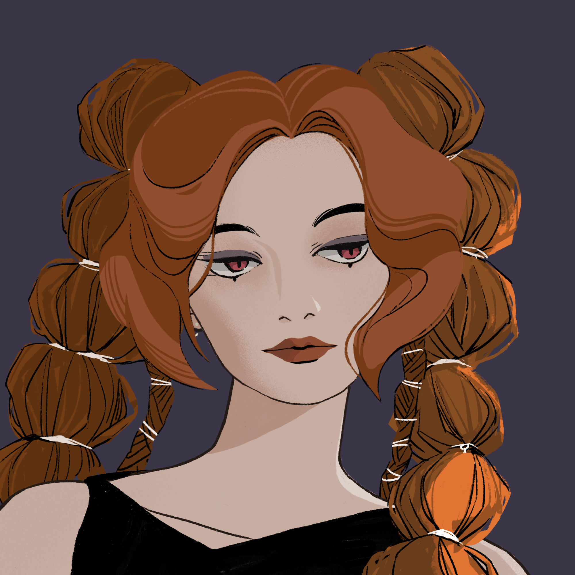 a portrait of Taffeta, the light violin