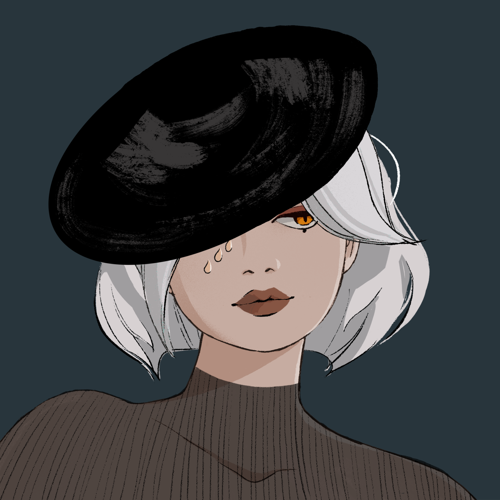 a portrait of Manganese the mahogany