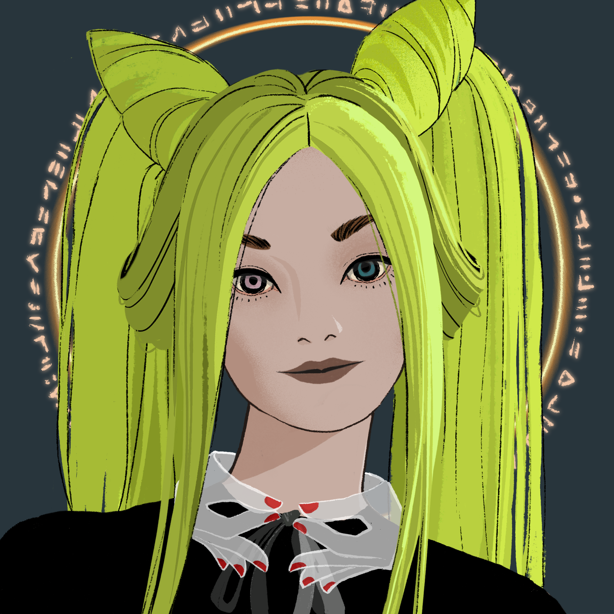 a portrait of Boson, the arcane barometer