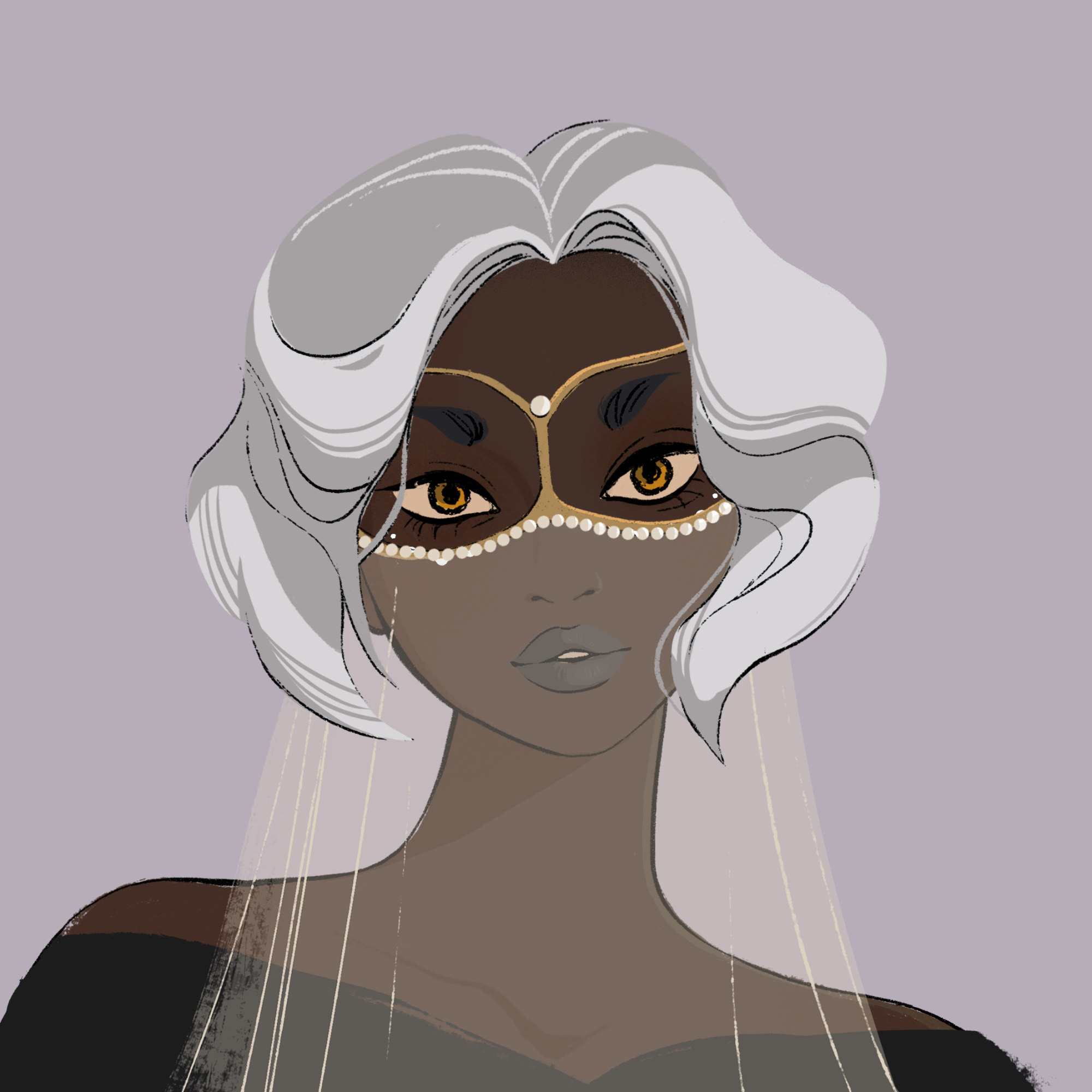 a portrait of Tulle, the chic stiletto