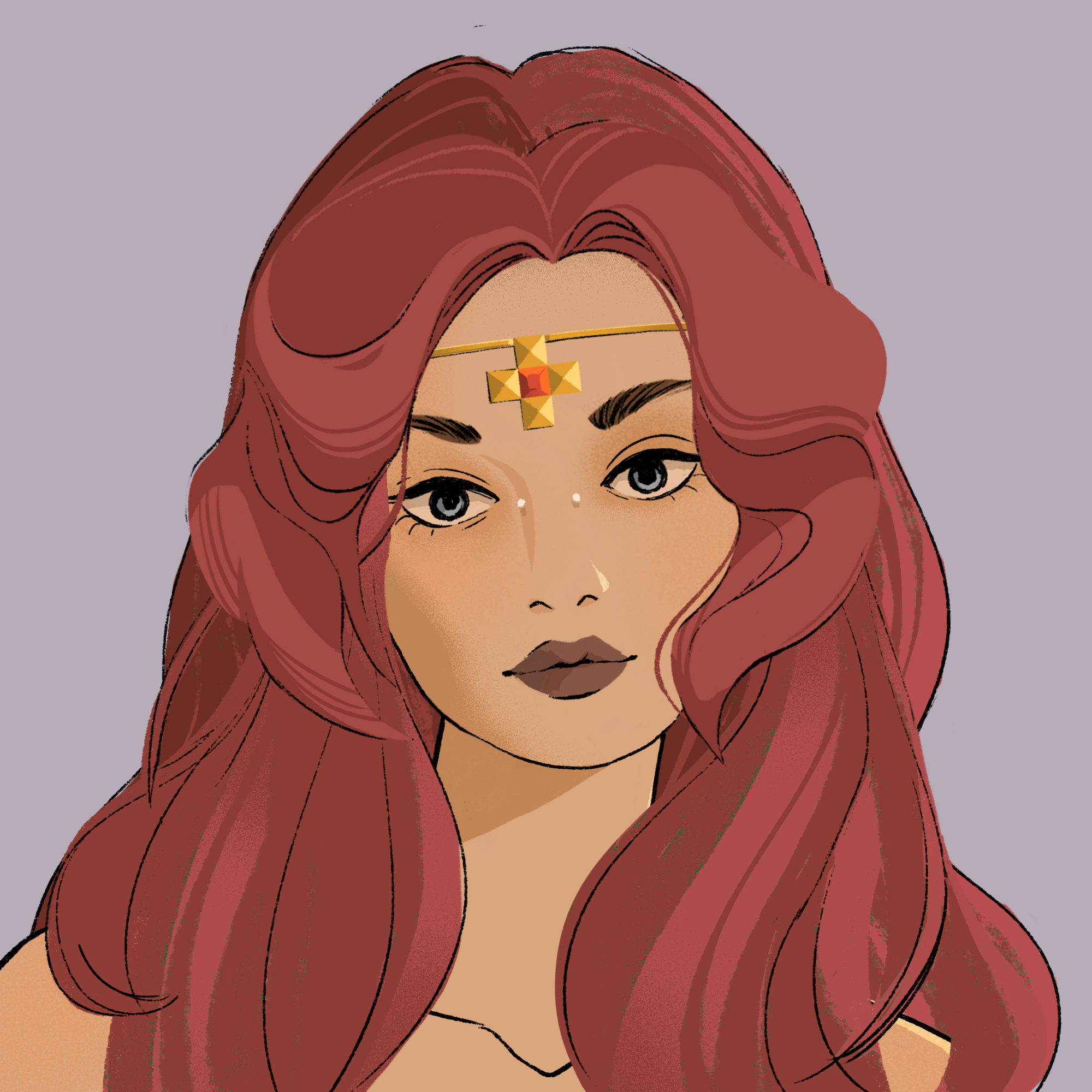 a portrait of Lace the irresistible