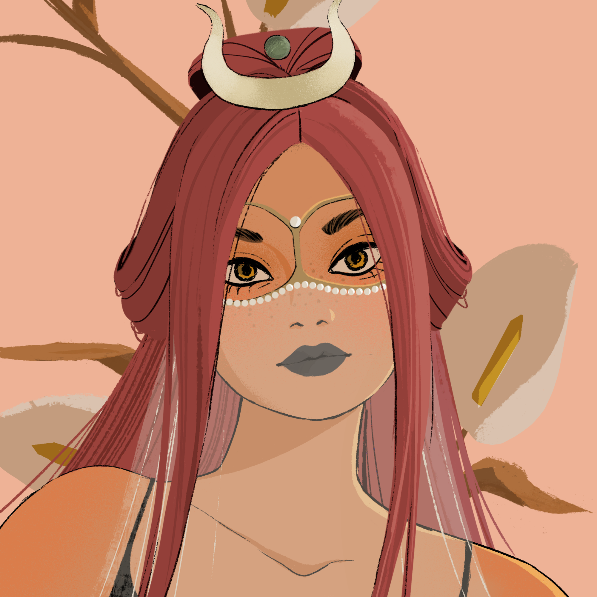 a portrait of Toccata garnish