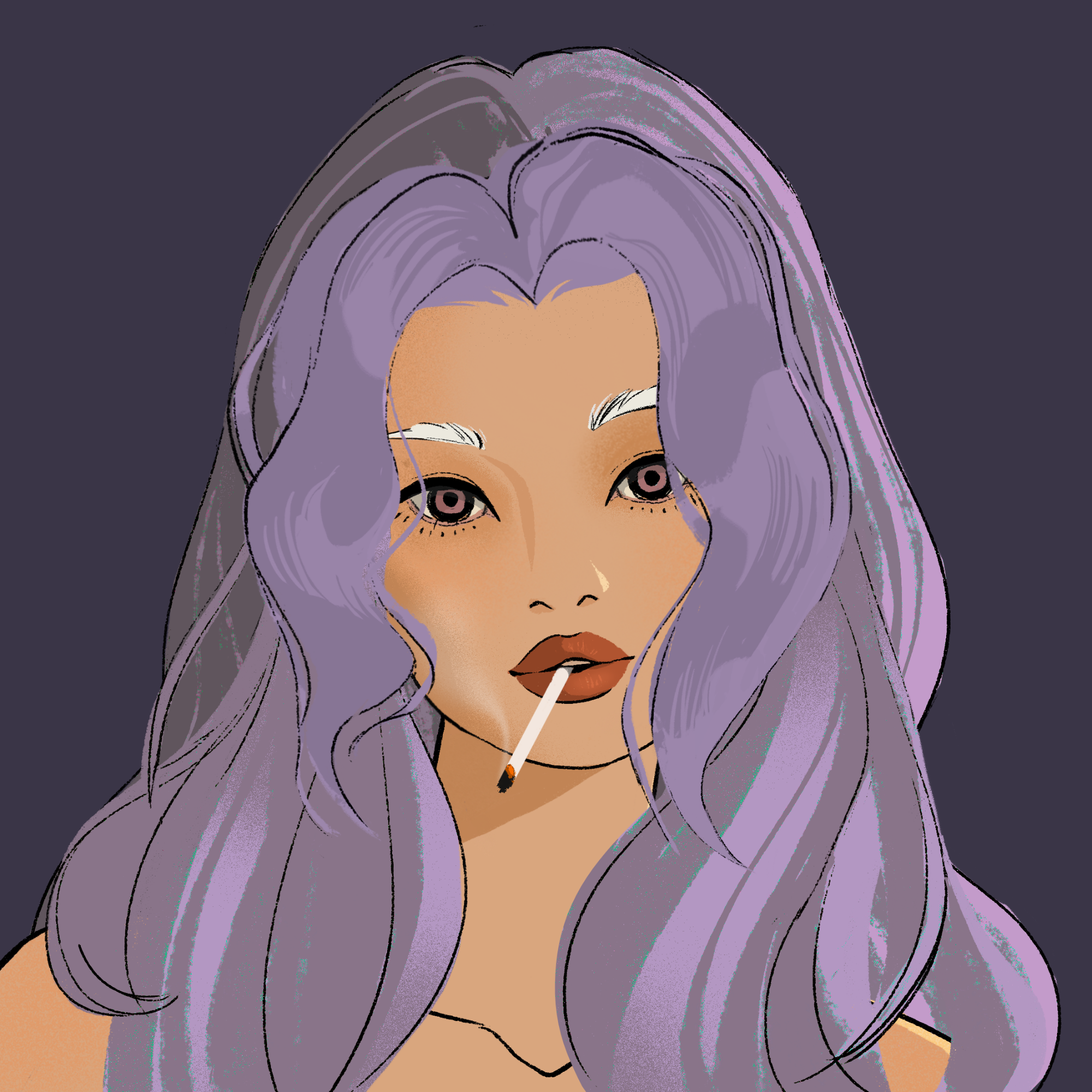 a portrait of Madam topaz