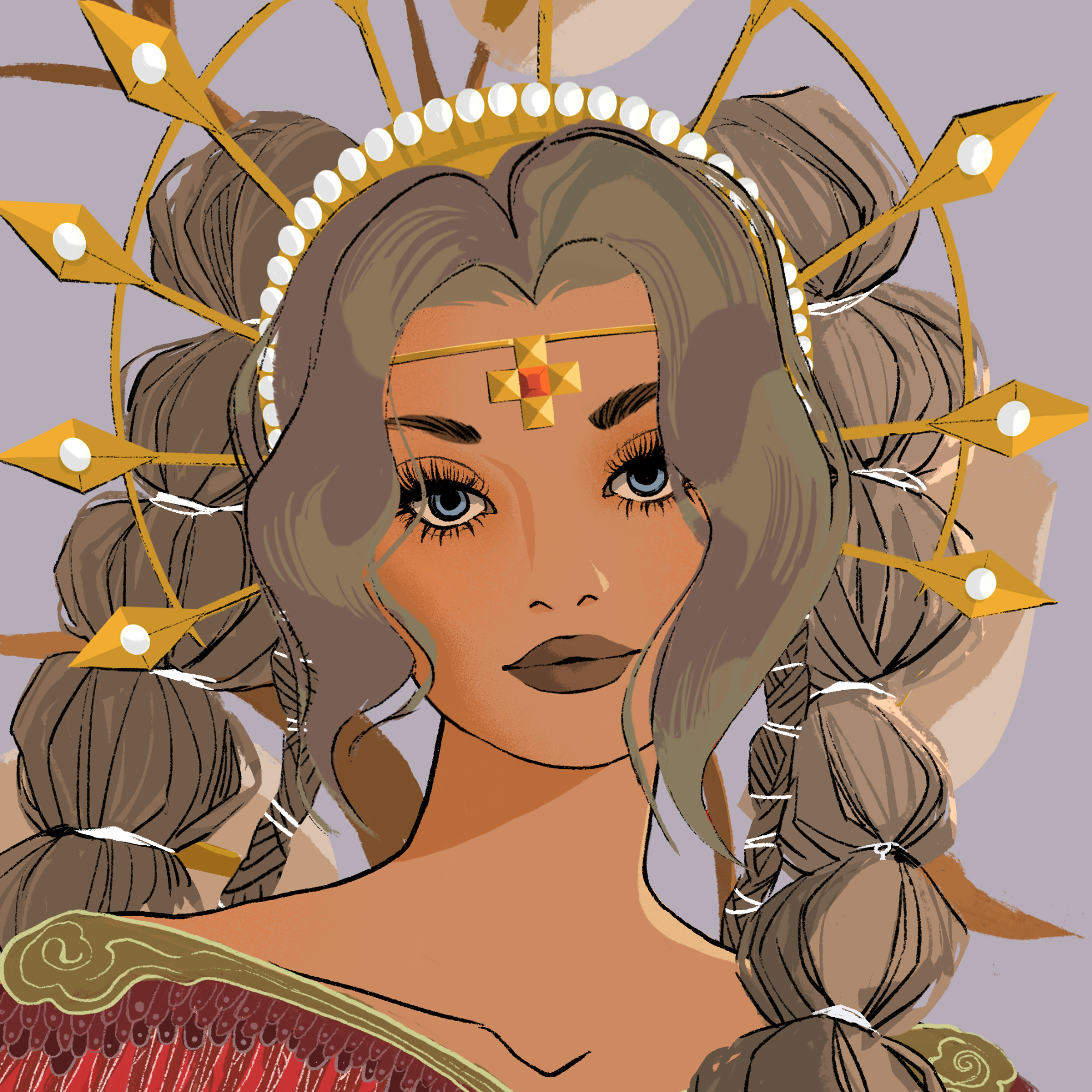 a portrait of Hedione goblet