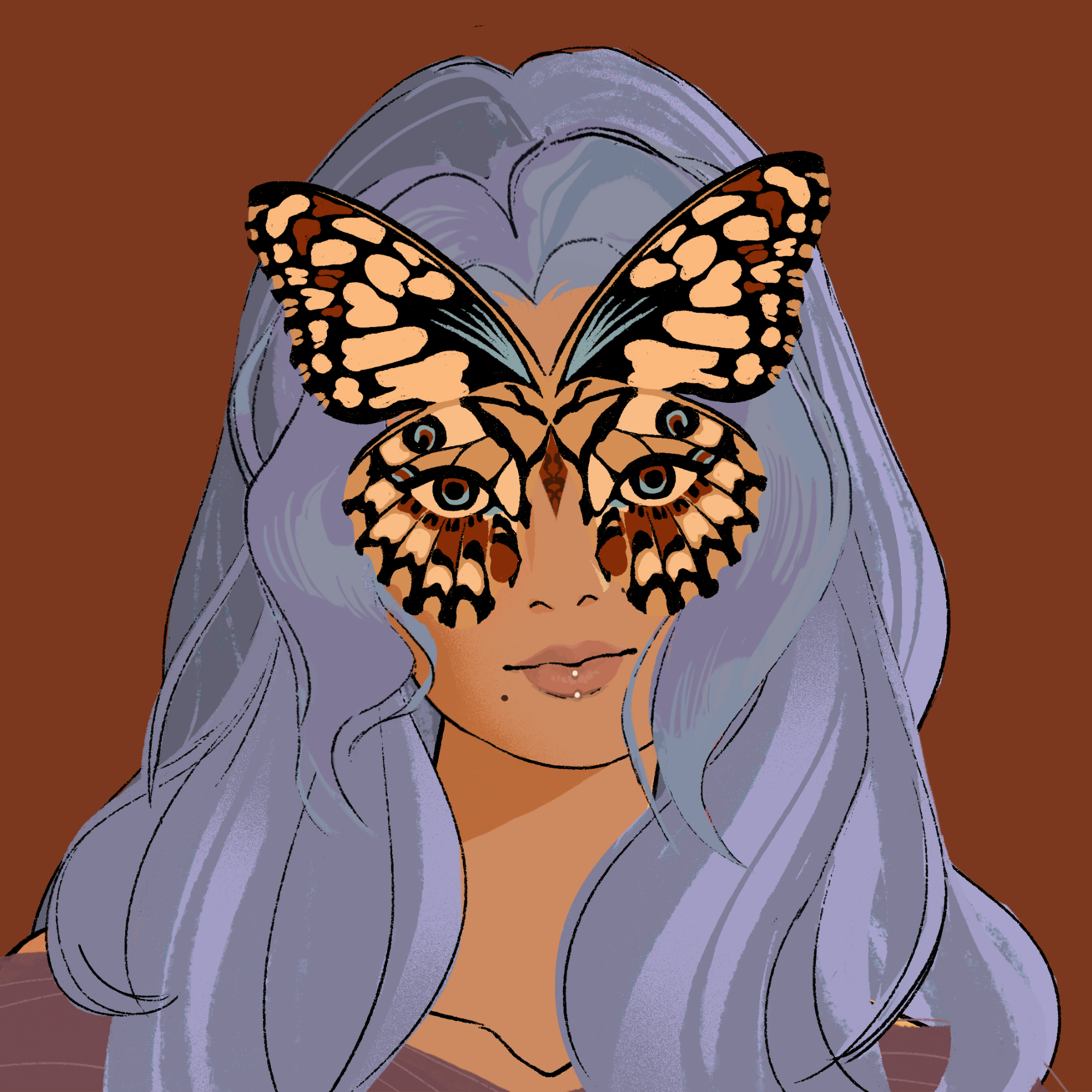 a portrait of Hen the lone