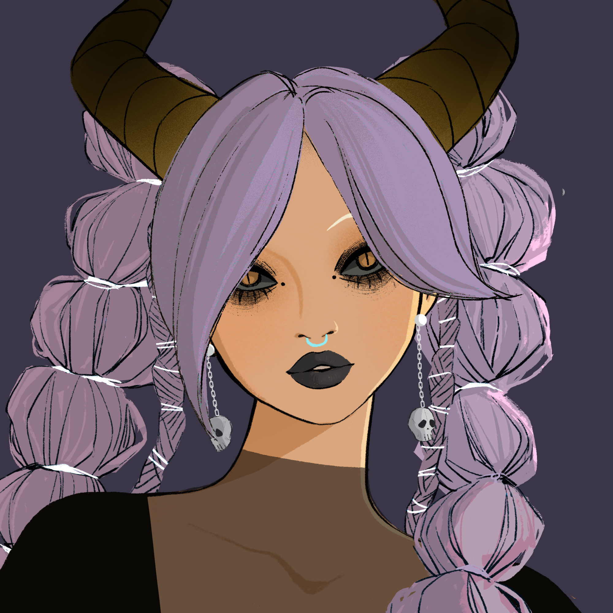 a portrait of Mistress curium