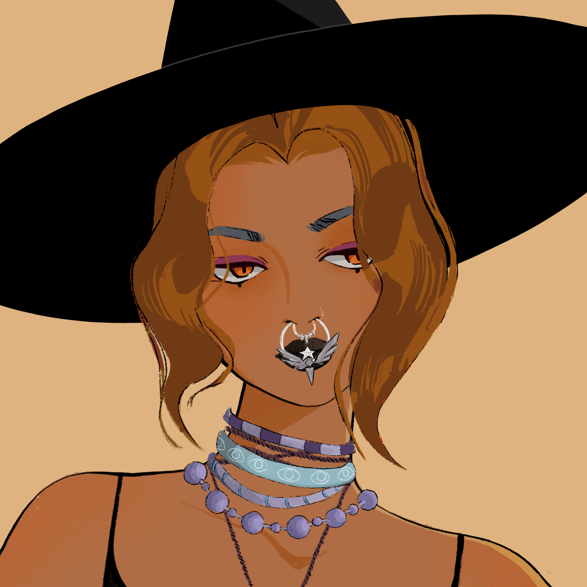 a portrait of Saba, the mad chaos