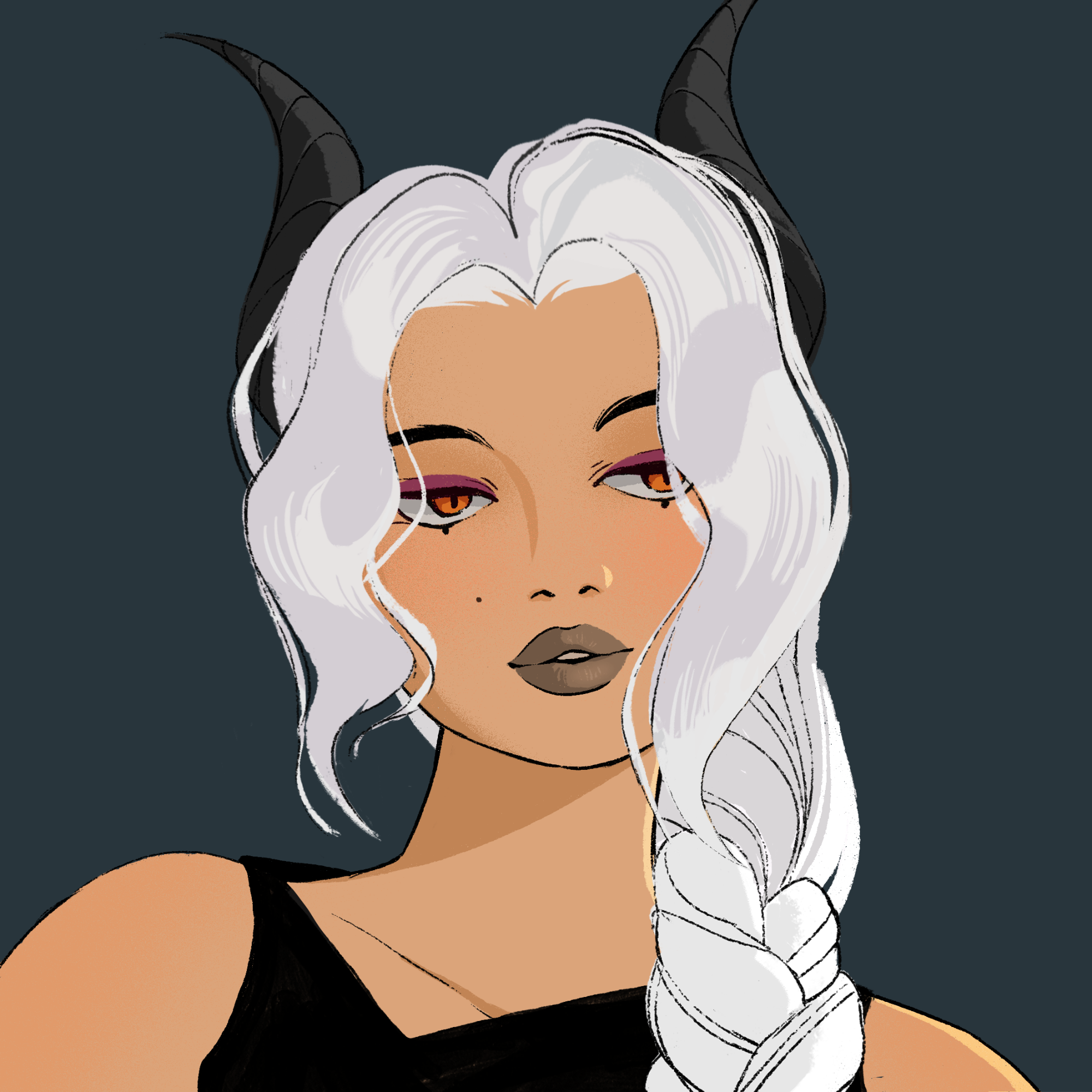 a portrait of Mistress spirit