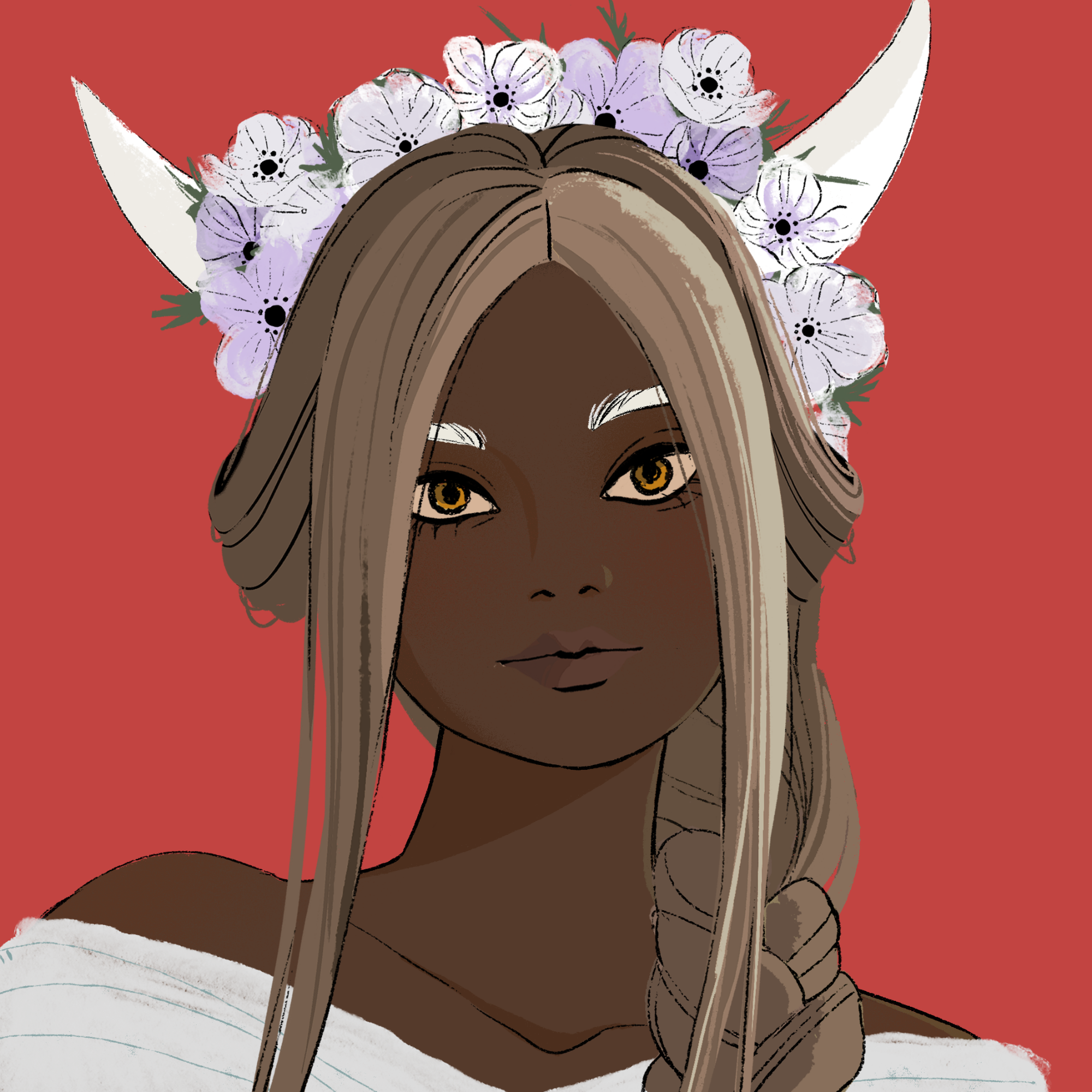 a portrait of Oyster the unburnished