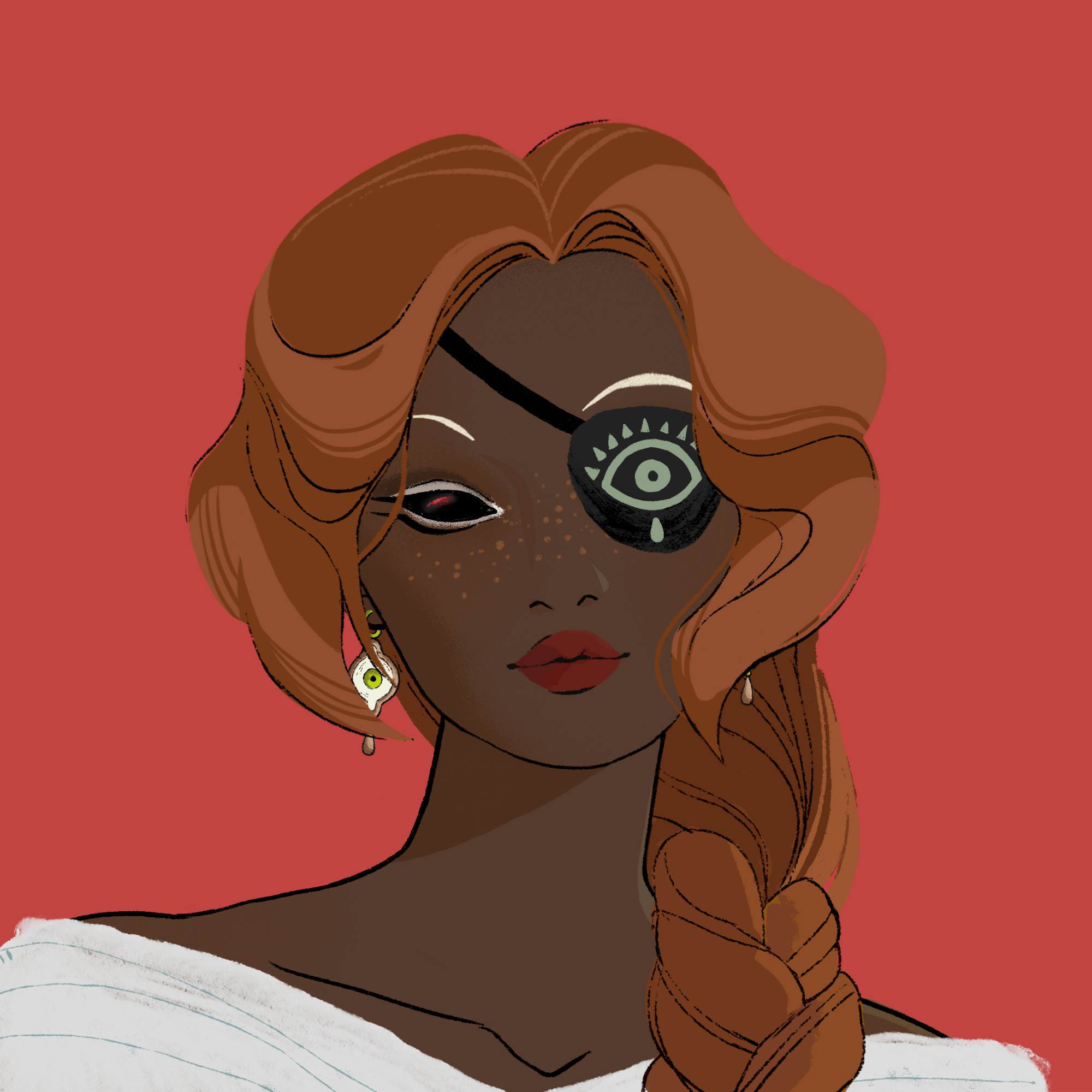 a portrait of Holly, the lithe wave