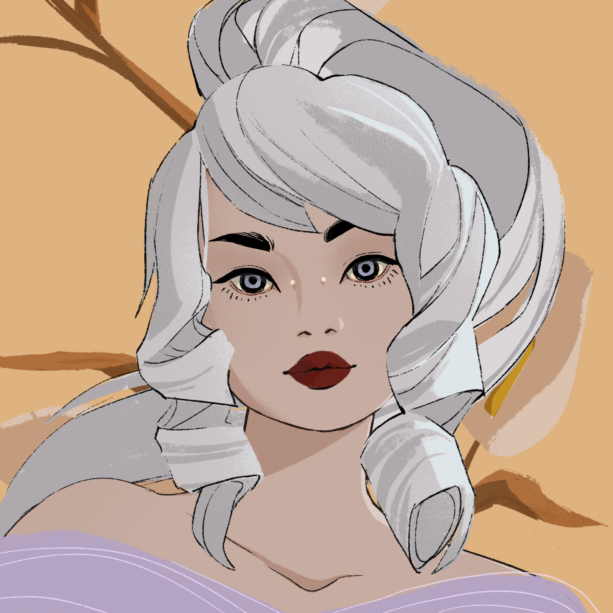 a portrait of Frisee, the honest shovel