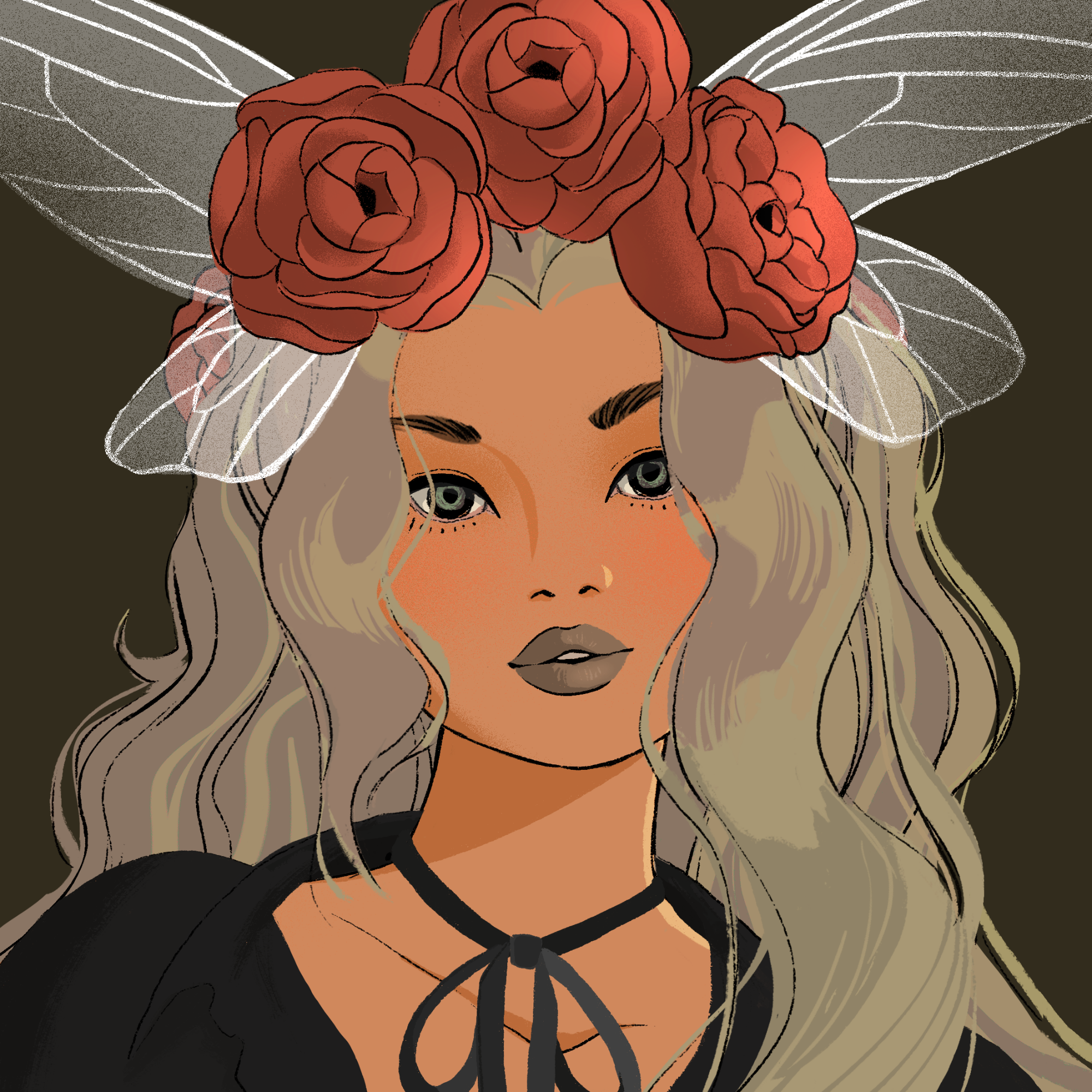 a portrait of Jasmine, the gnarled oat