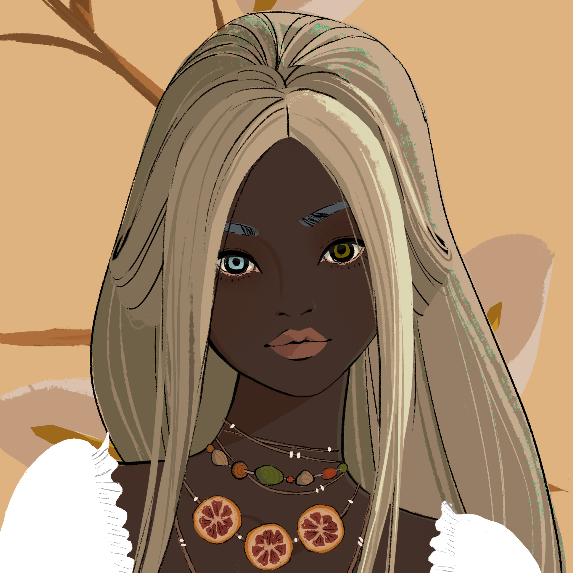 a portrait of Pepper, the free trough