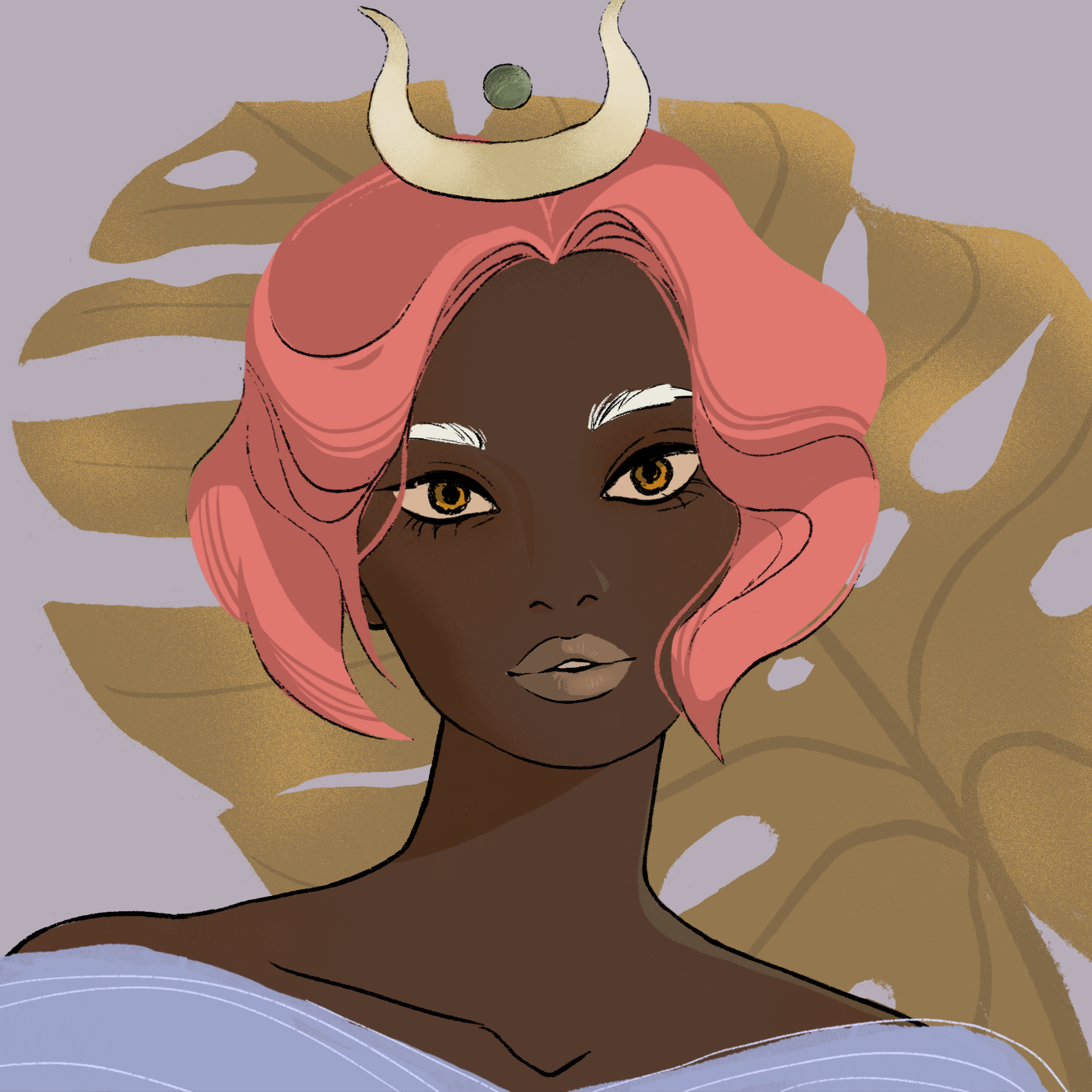 a portrait of Loquat the far-seeing