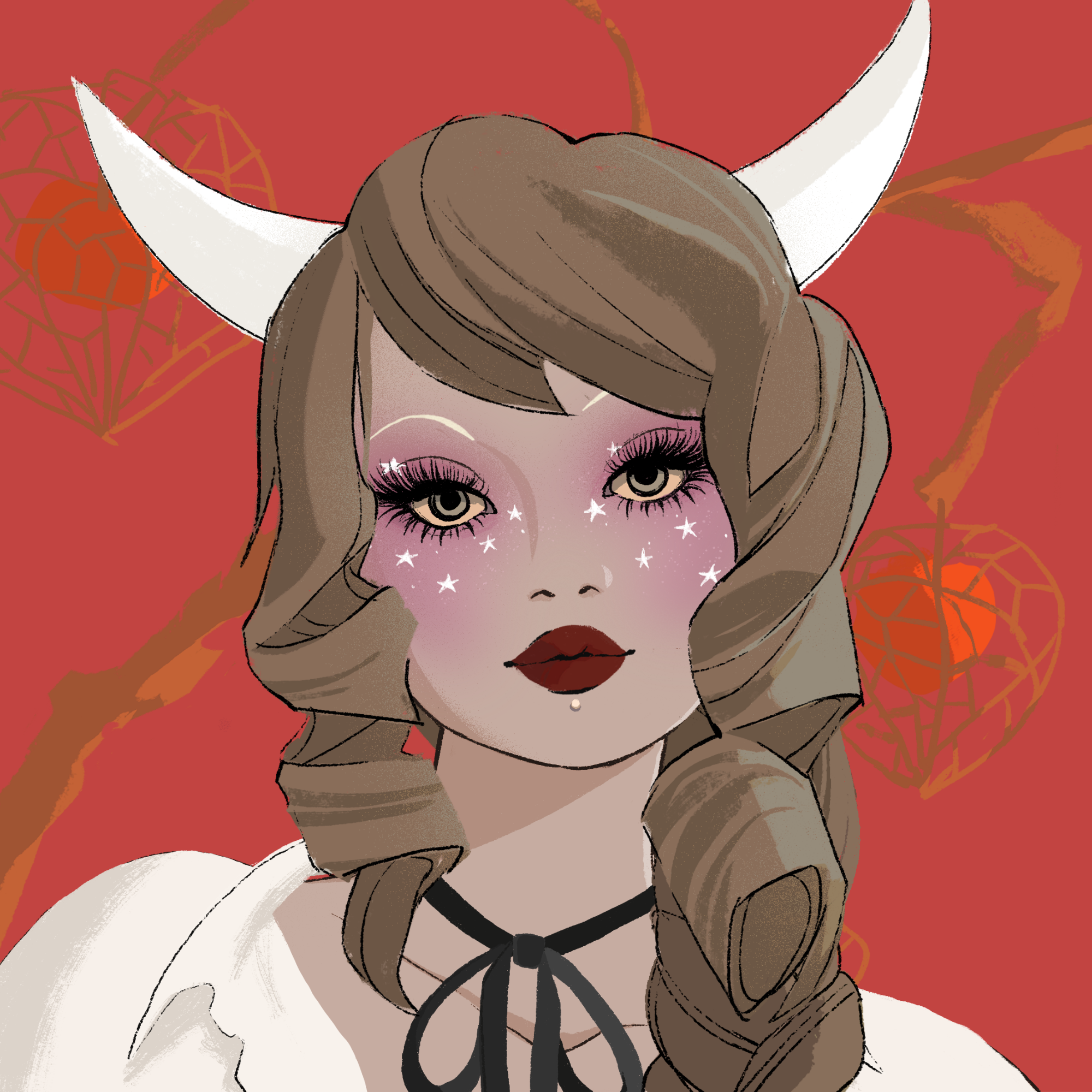 a portrait of Cayenne of the wilds