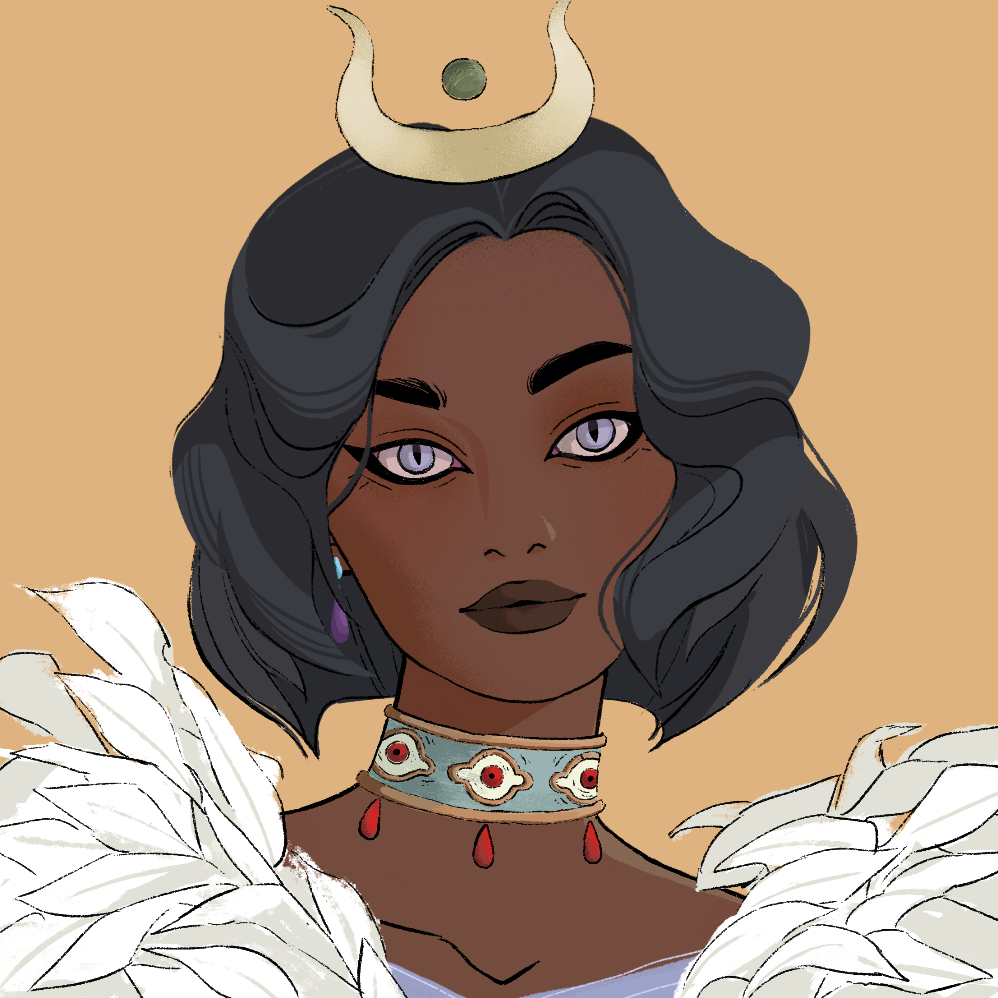 a portrait of Honeydew, the lithe blossom