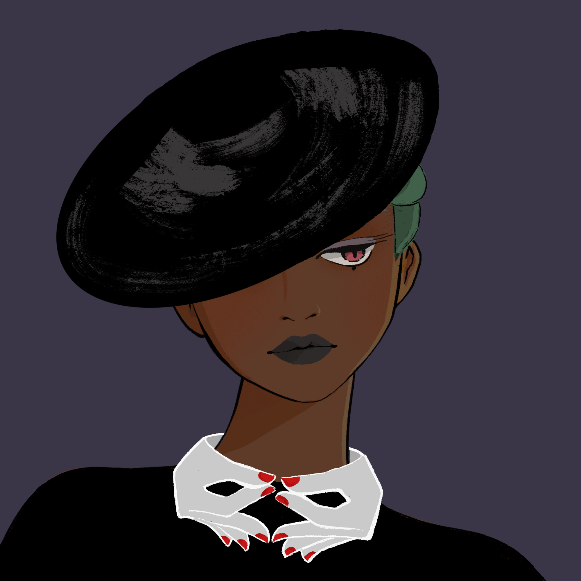 a portrait of Gold, the merlot plague