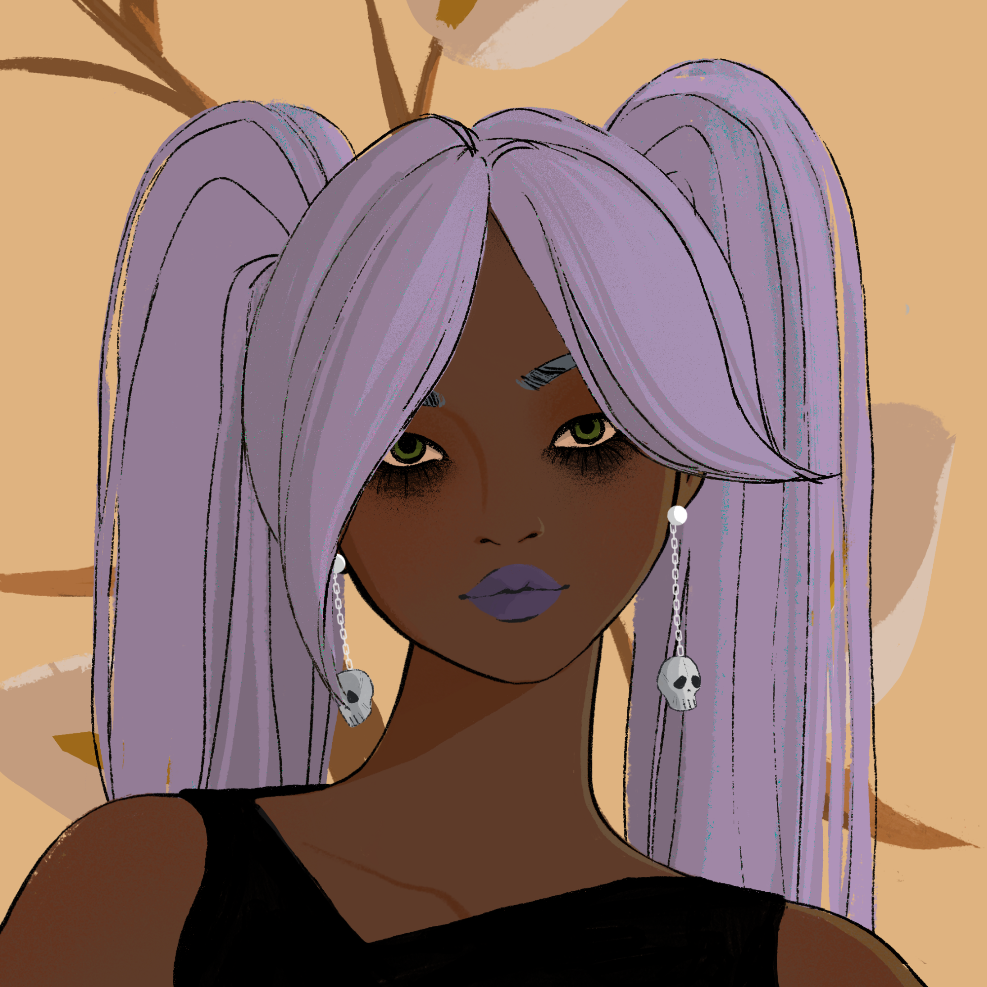 a portrait of Copper the unending