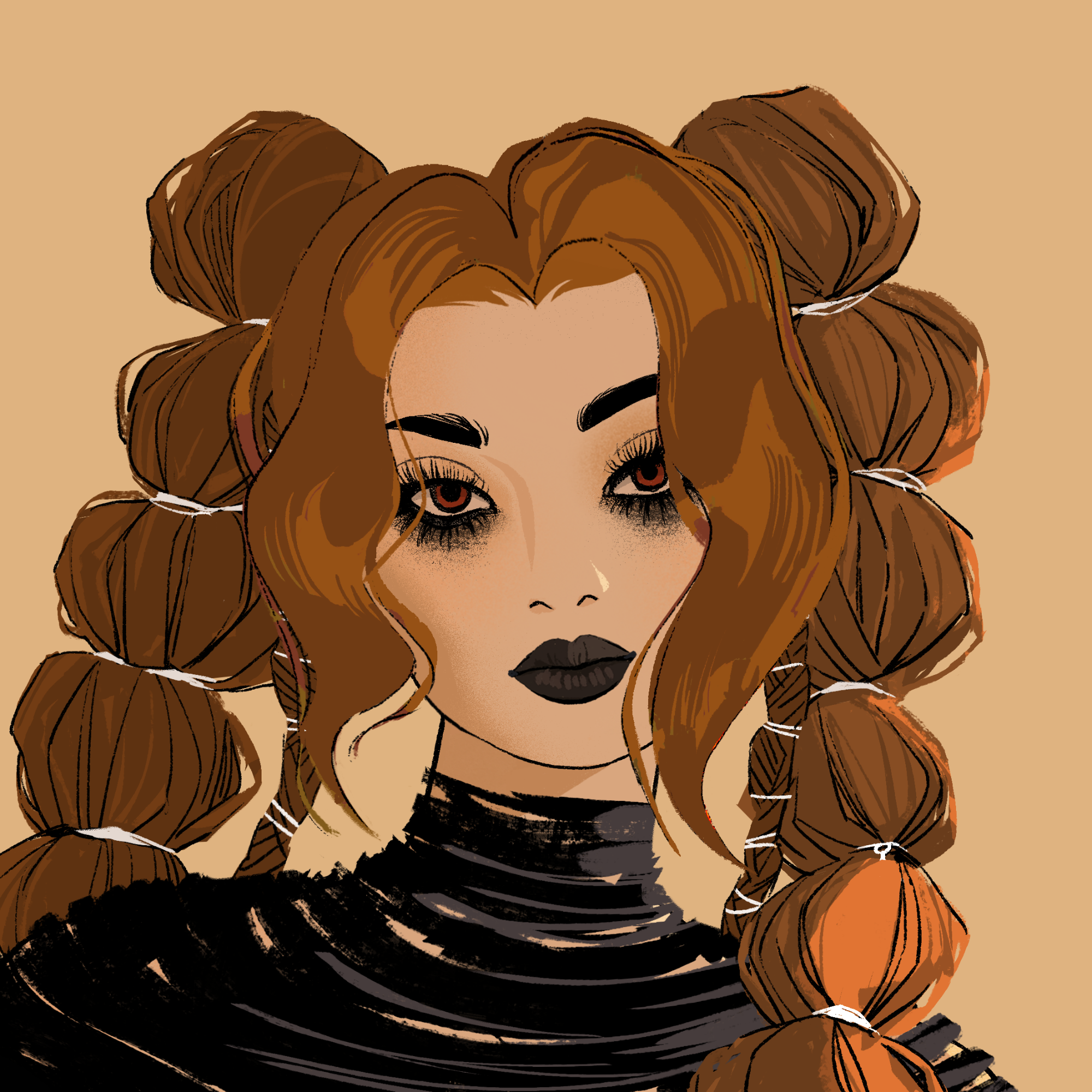 a portrait of Mashu, the strange matchbox