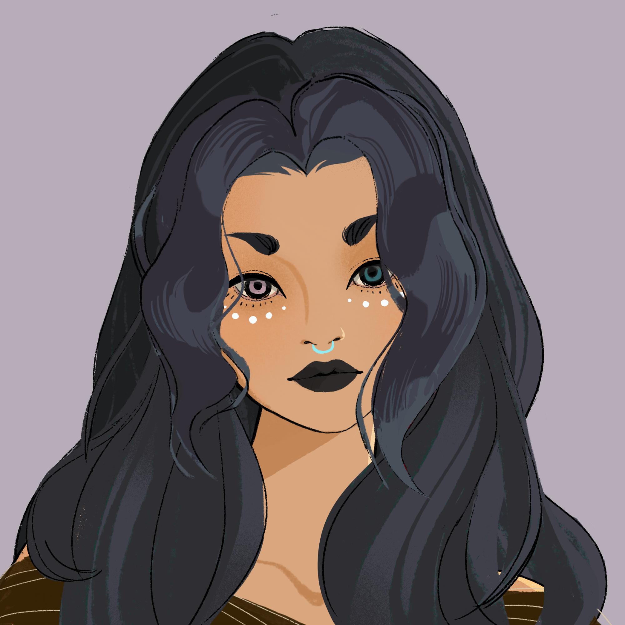 a portrait of Lace the beautiful