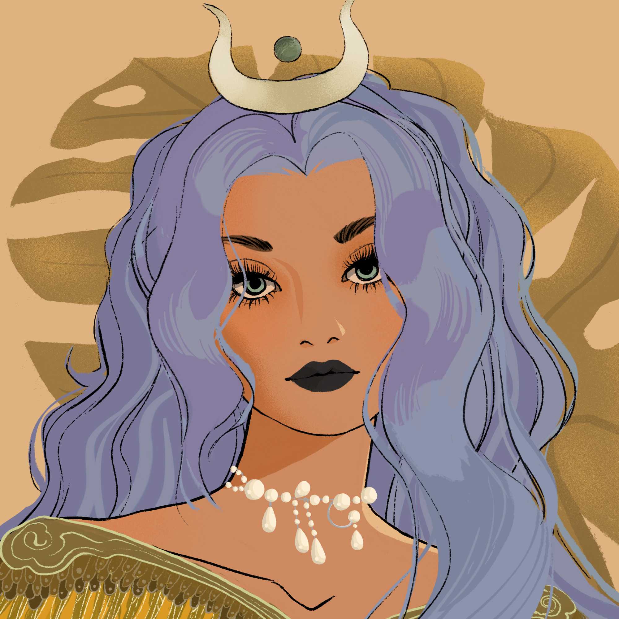 a portrait of Morganite, the suggestive porcelain