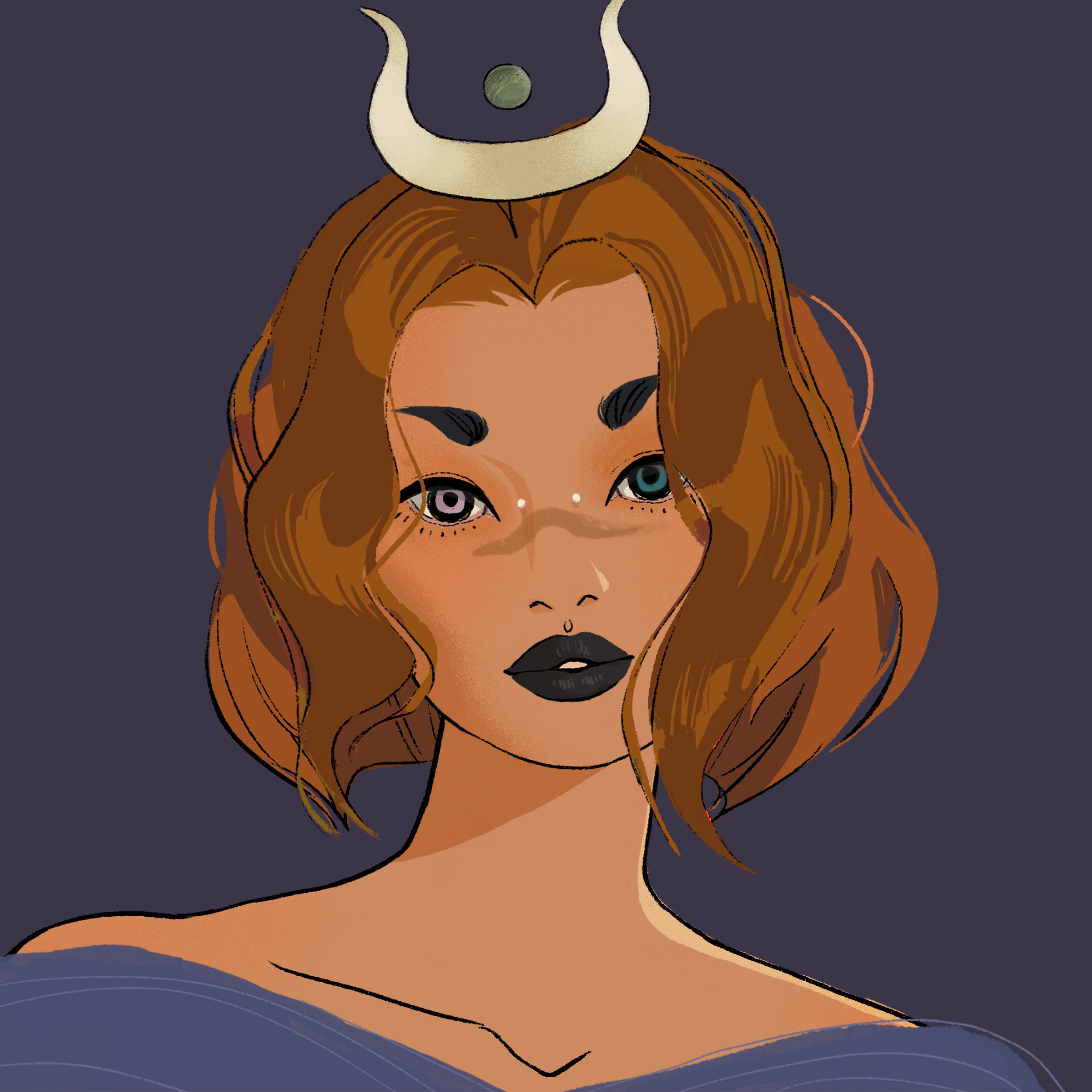 a portrait of Sapphire, the expensive bangle