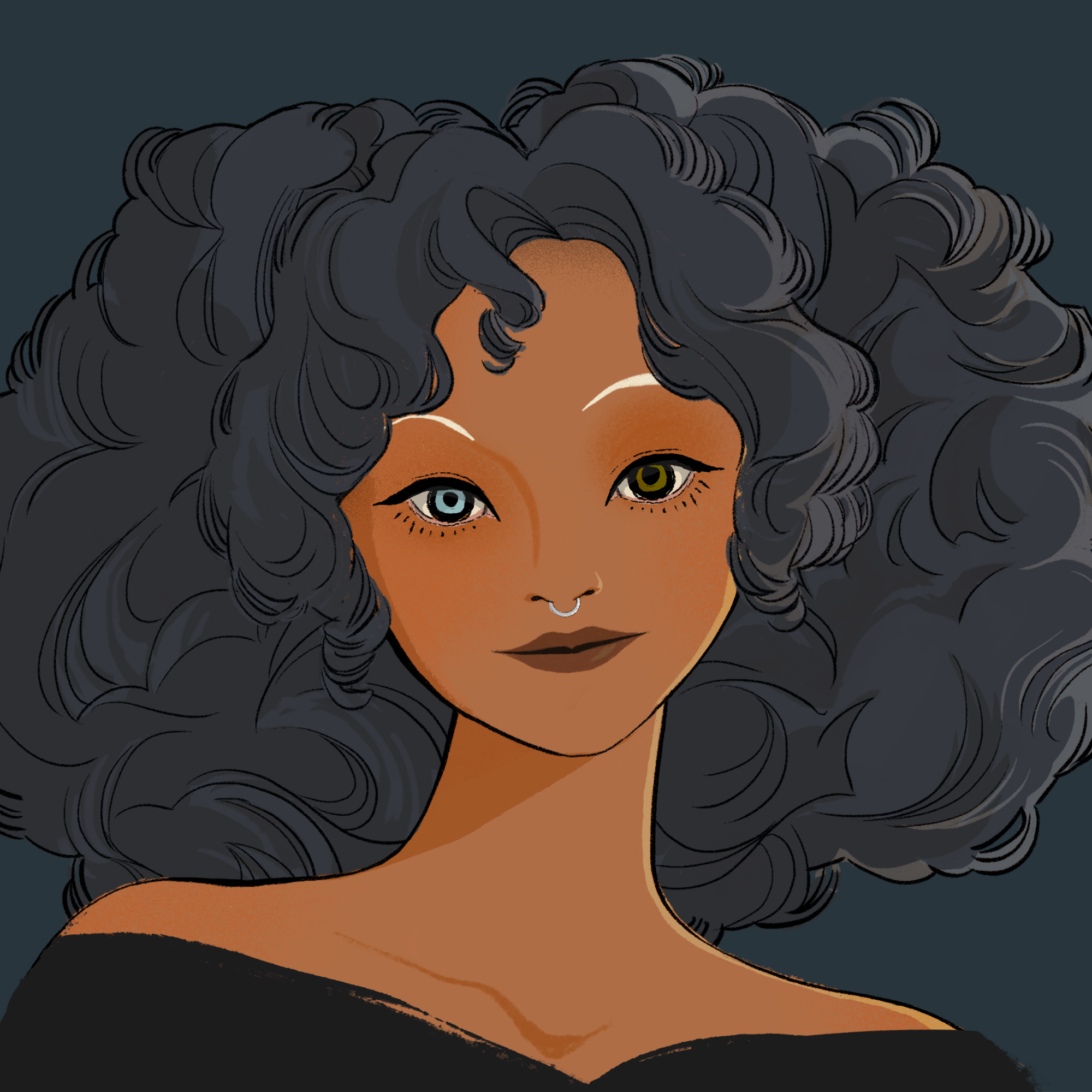 a portrait of Cassiopeia the intricate