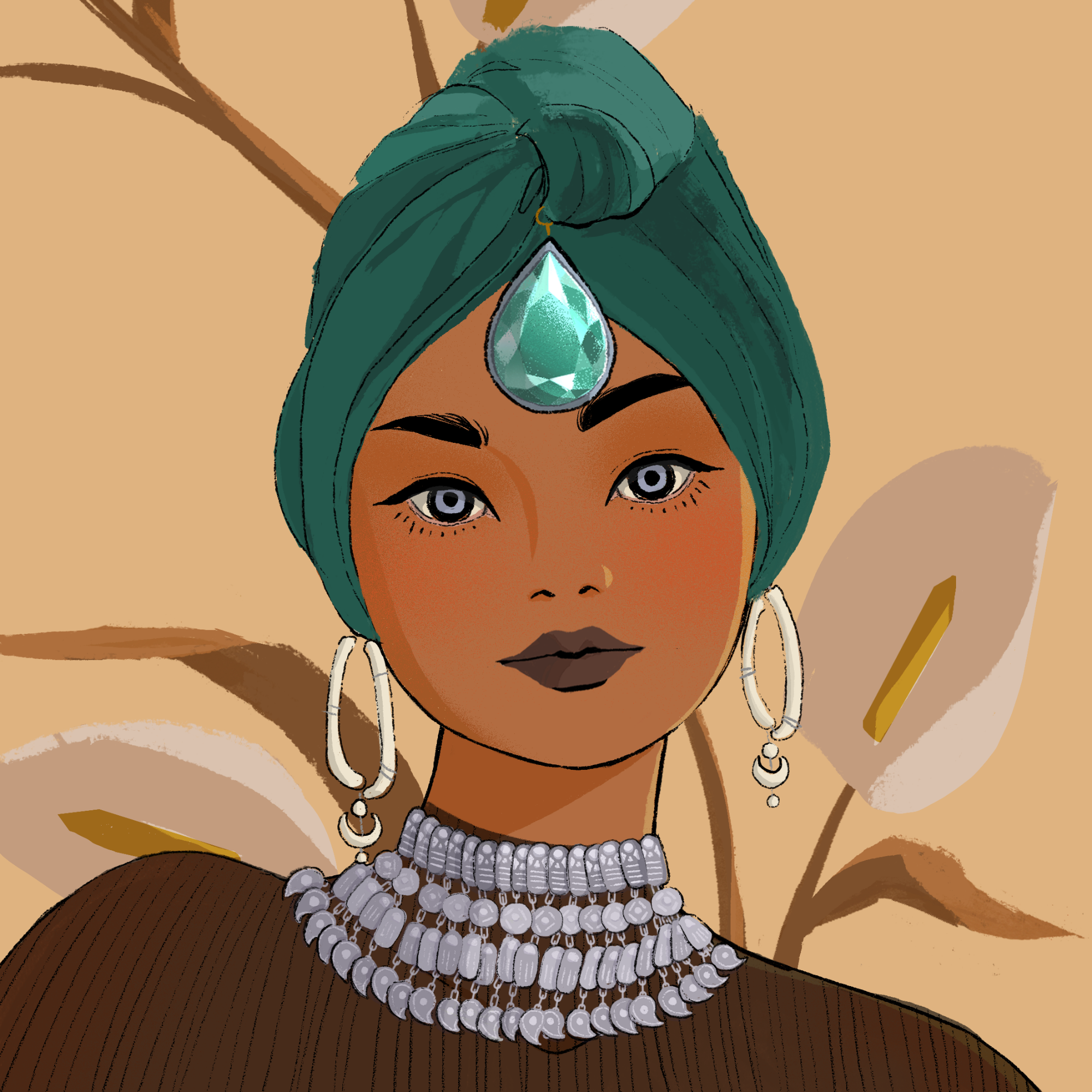 a portrait of Indole trinket