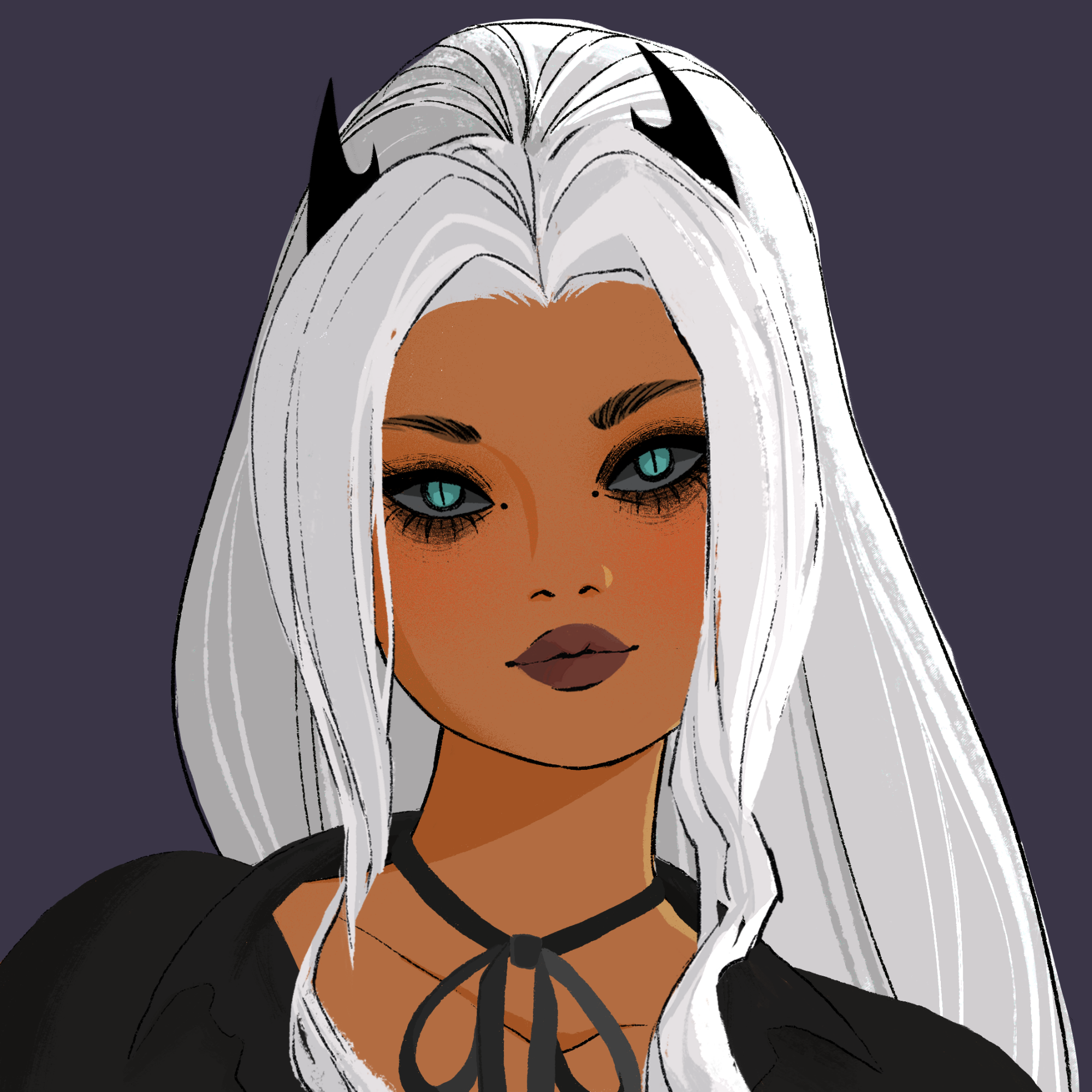 a portrait of Pyxis the bright