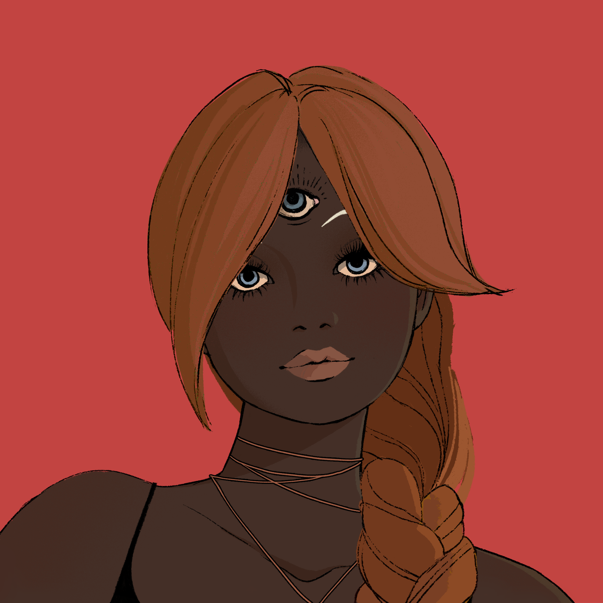 a portrait of Lady hazel