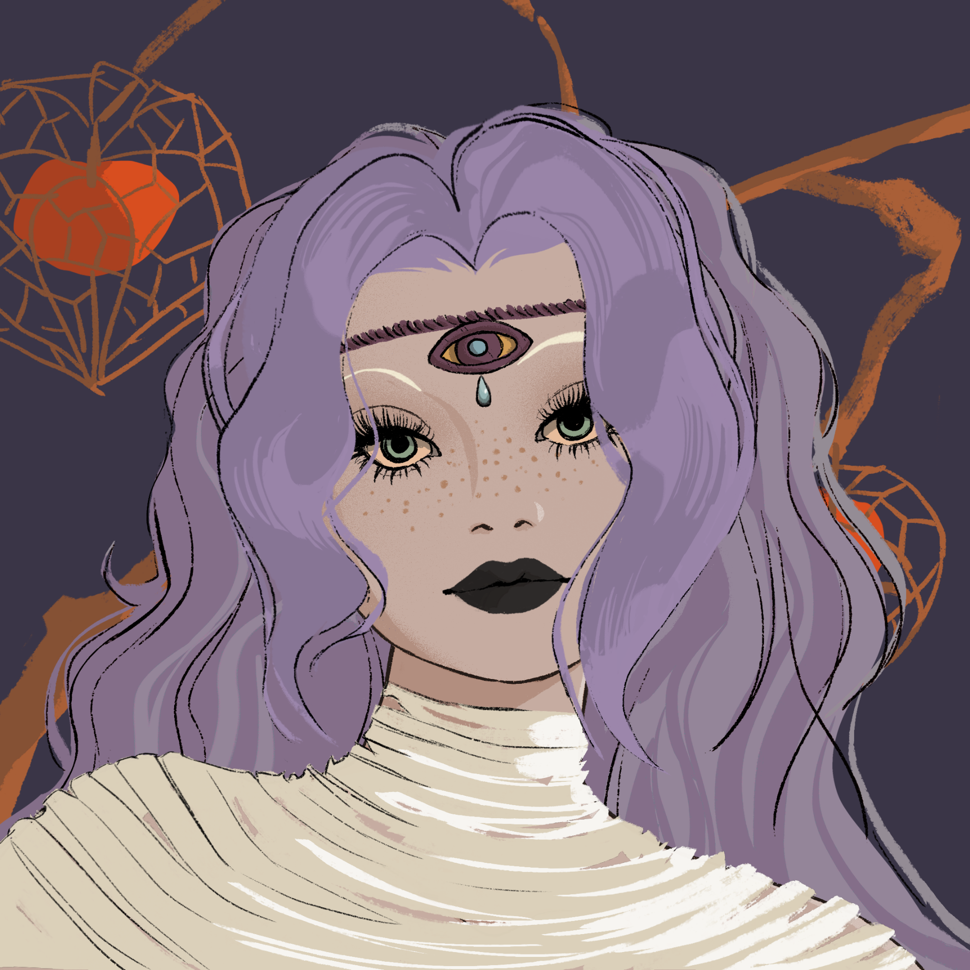 a portrait of Loquat the fair