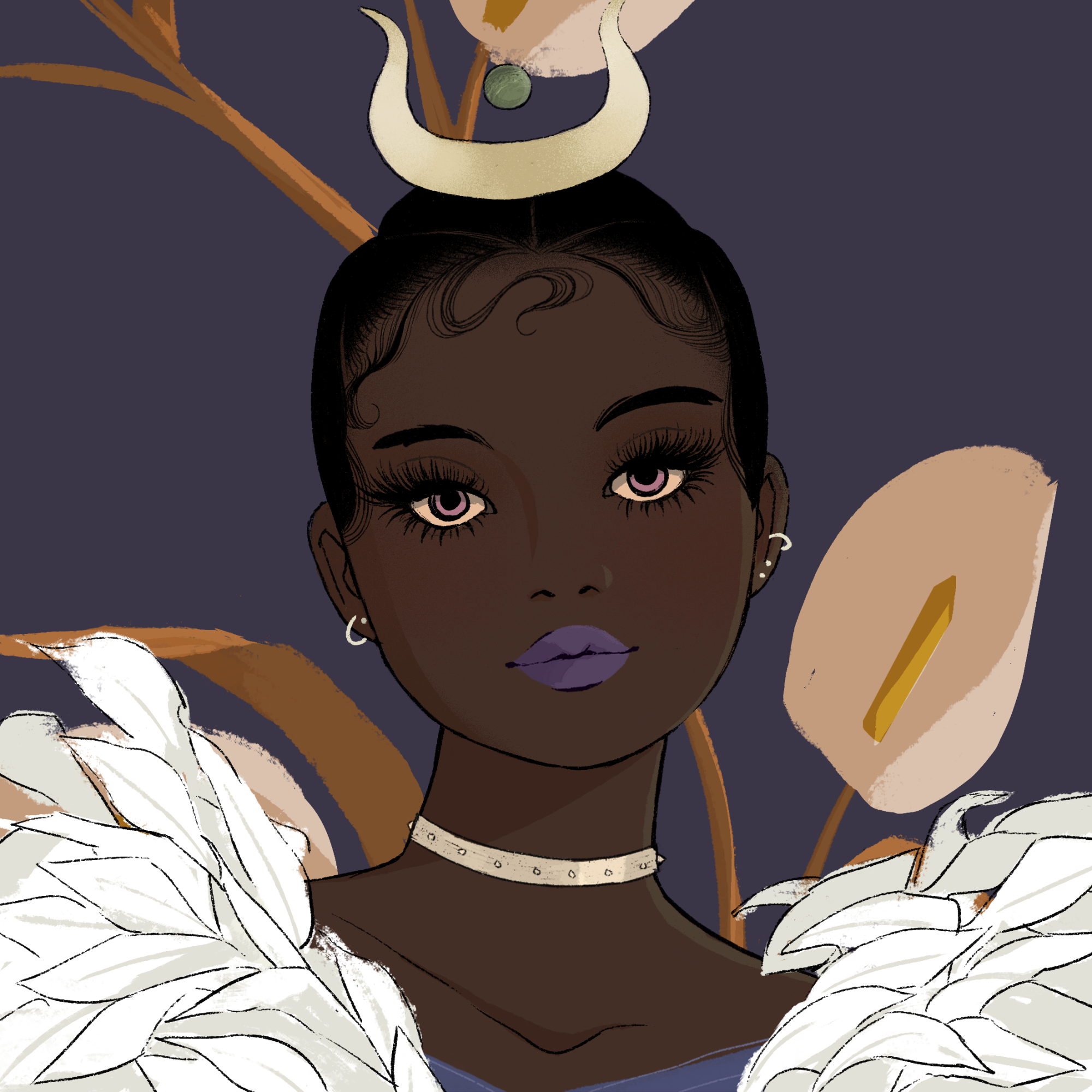 a portrait of Cashmere curio
