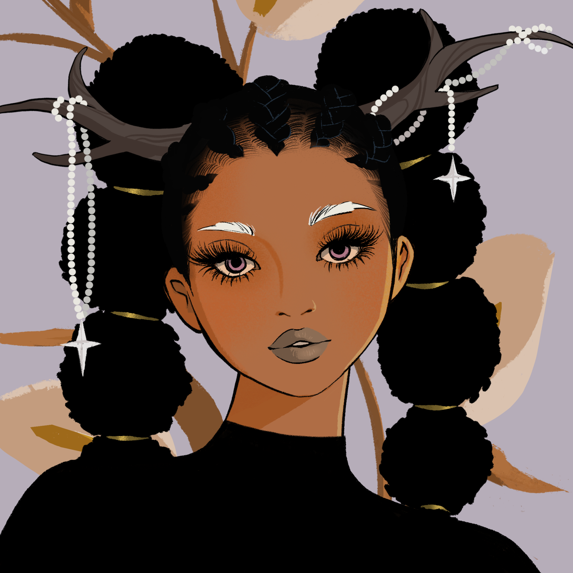 a portrait of Cashew of the wilds