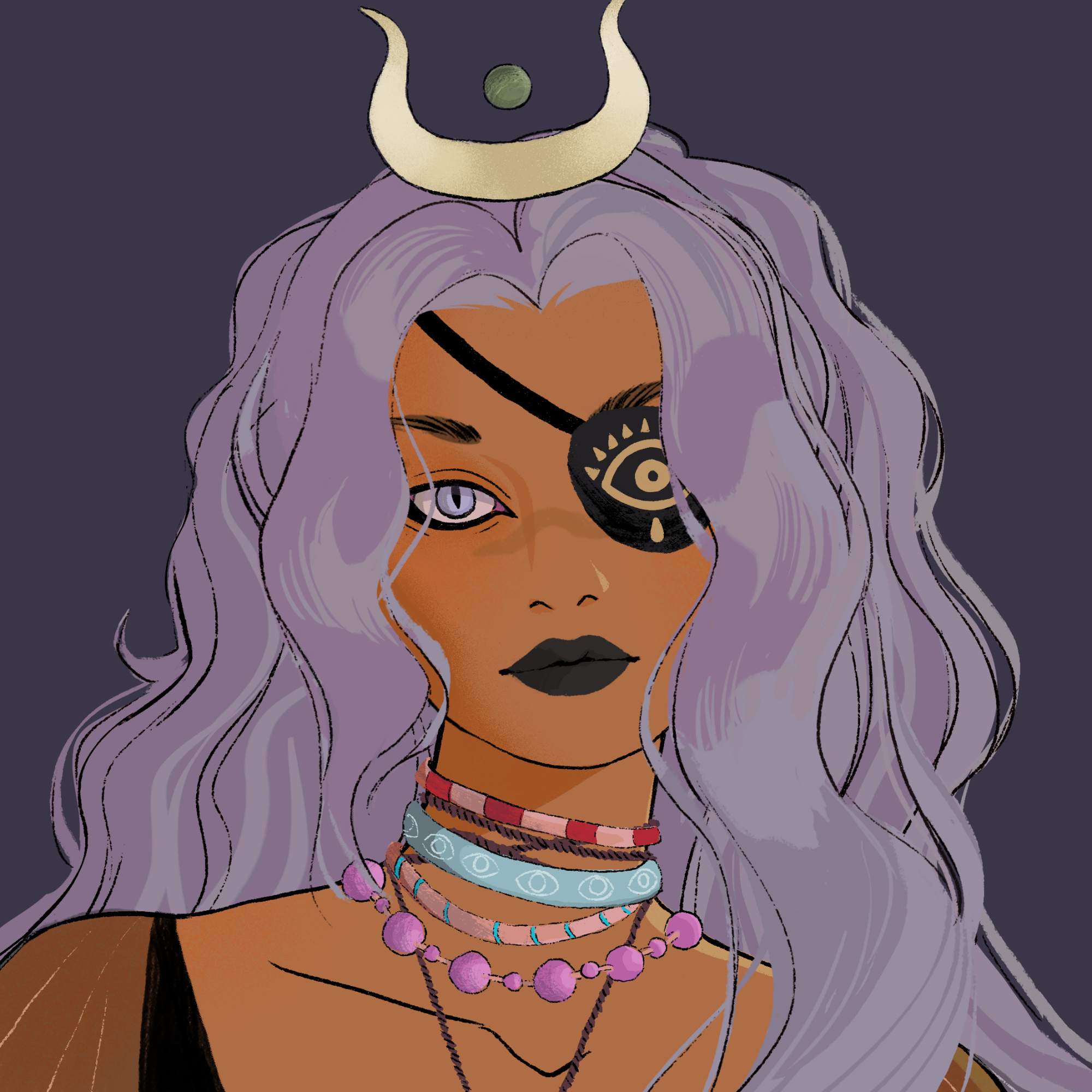 a portrait of Lady raspberry