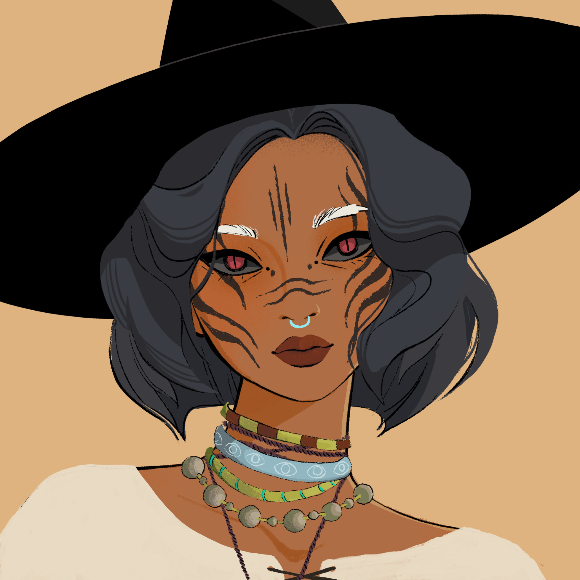 a portrait of Wildfire, the blasphemous squall