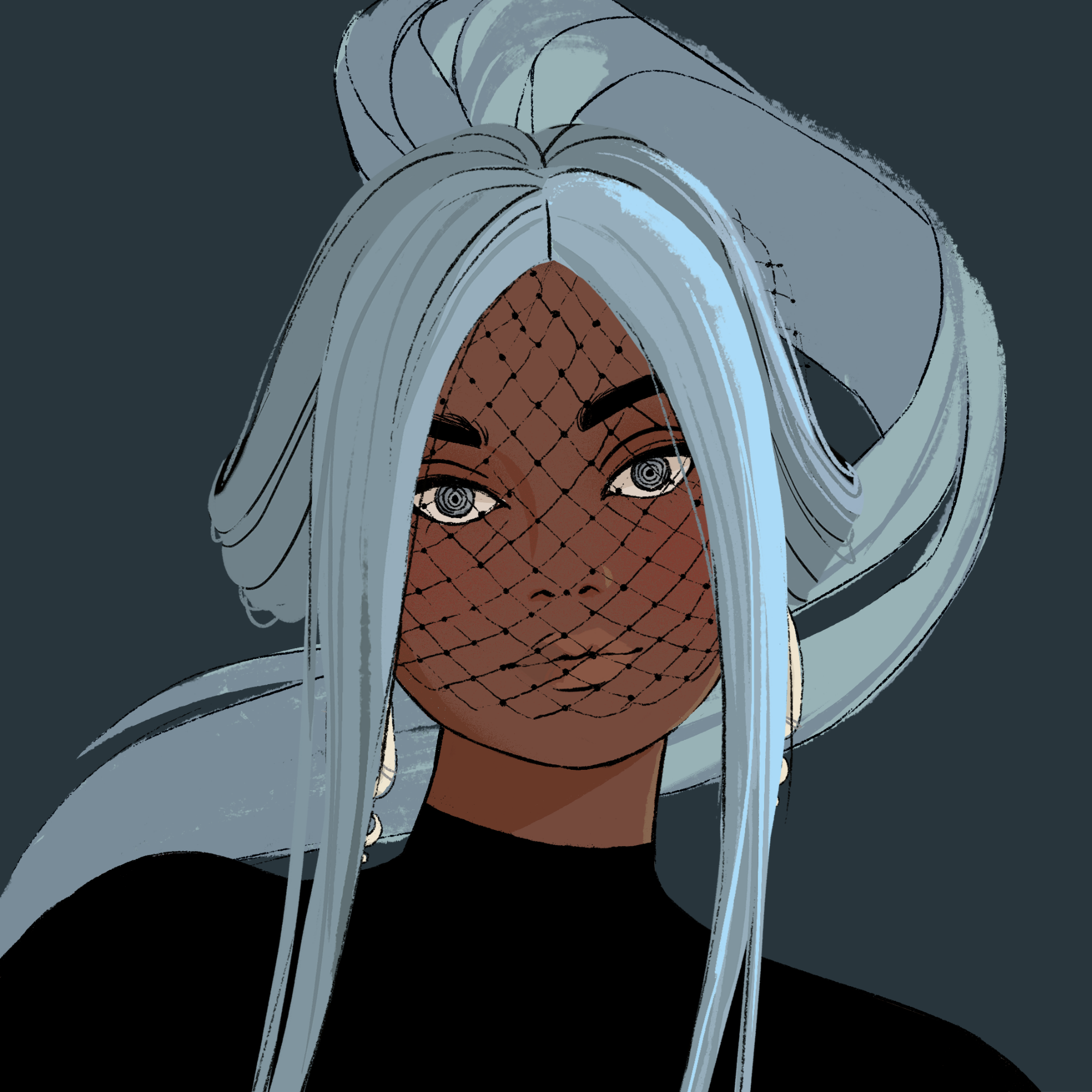 a portrait of Agba of the wastes