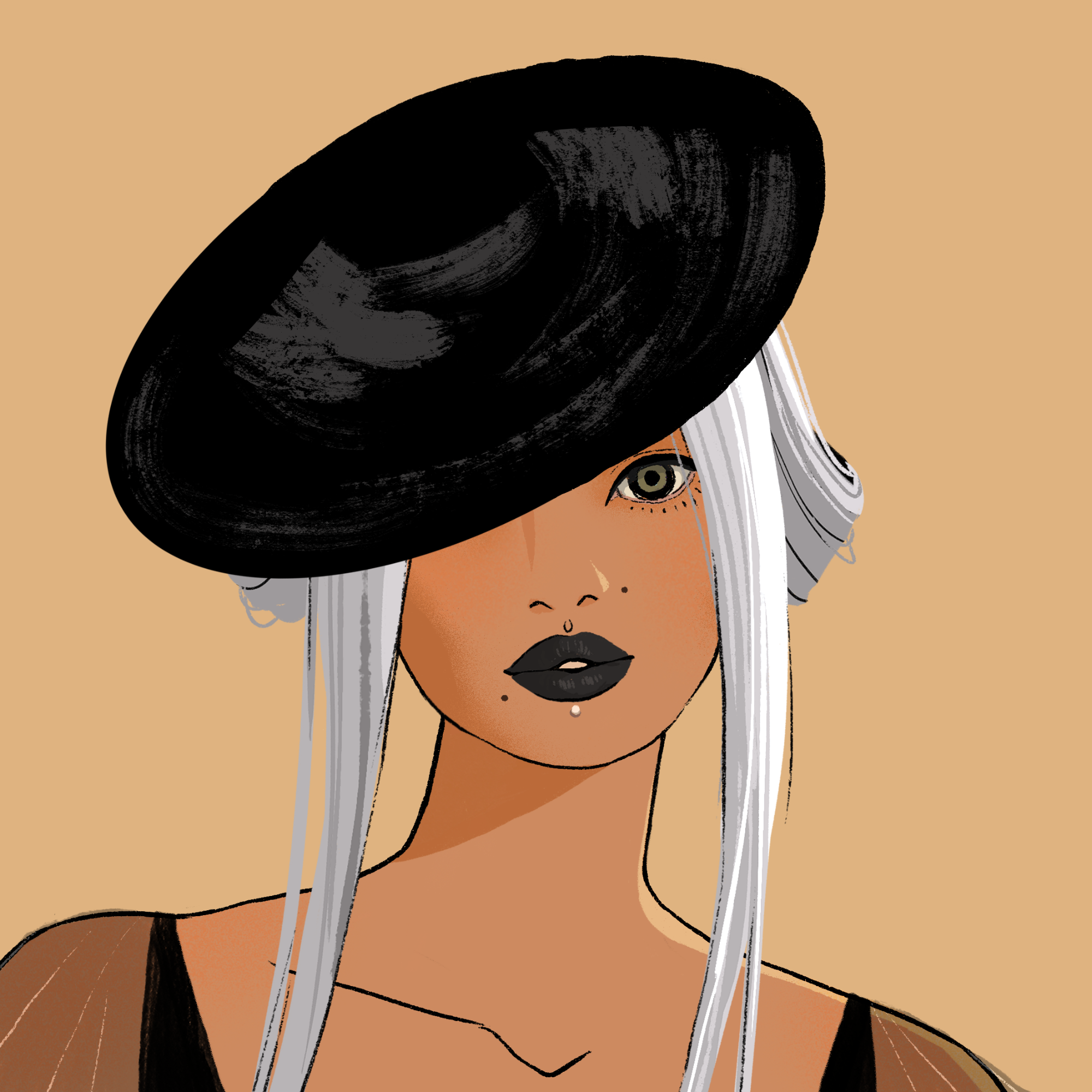 a portrait of Mistress estoc