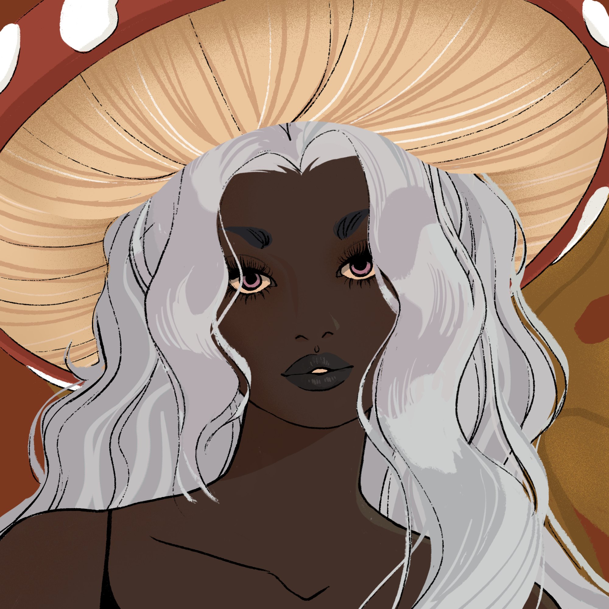 a portrait of Muslin, the vermilion trowel