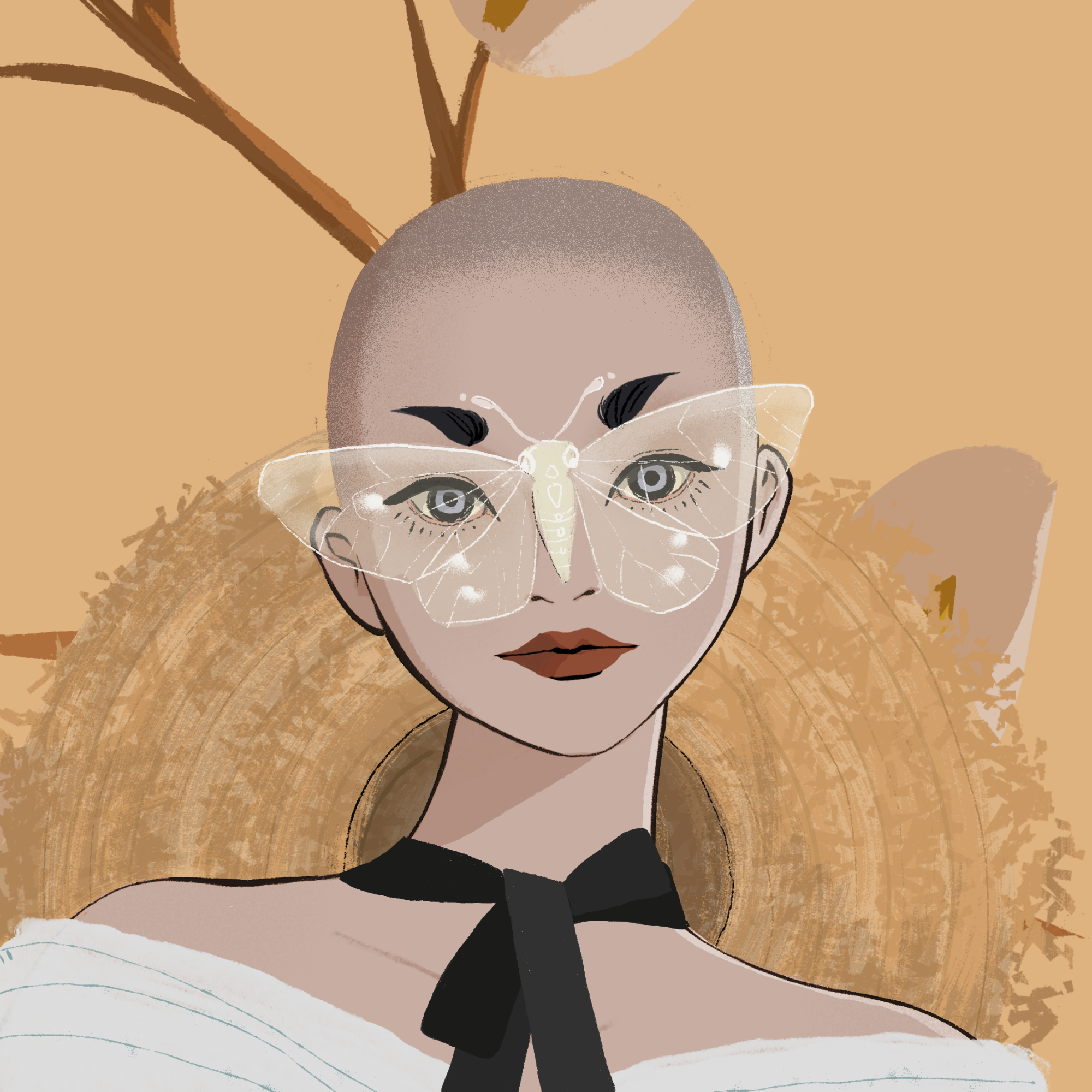 a portrait of Myrtle, the sun-bleached pudding