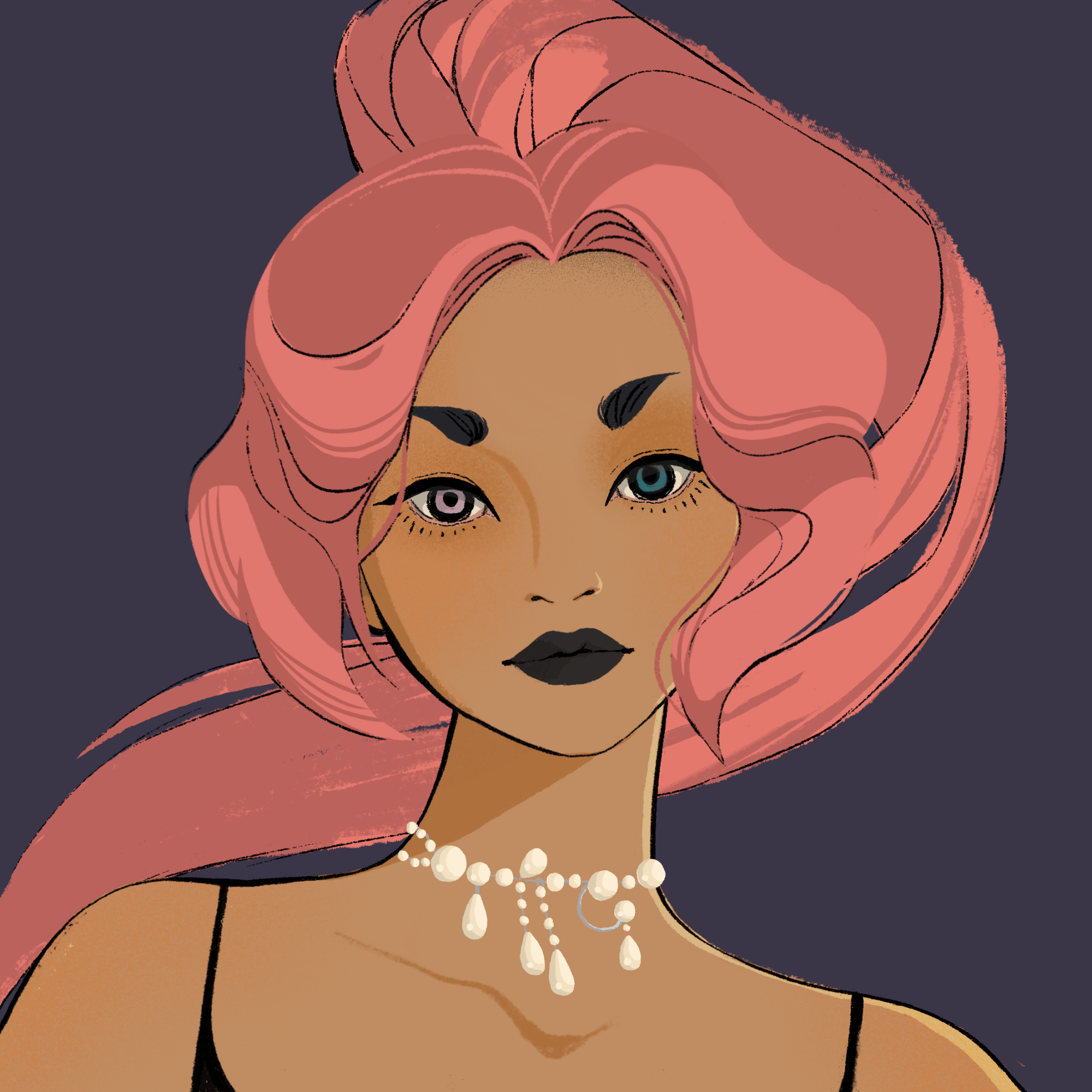 a portrait of Lace, the fragrant violin