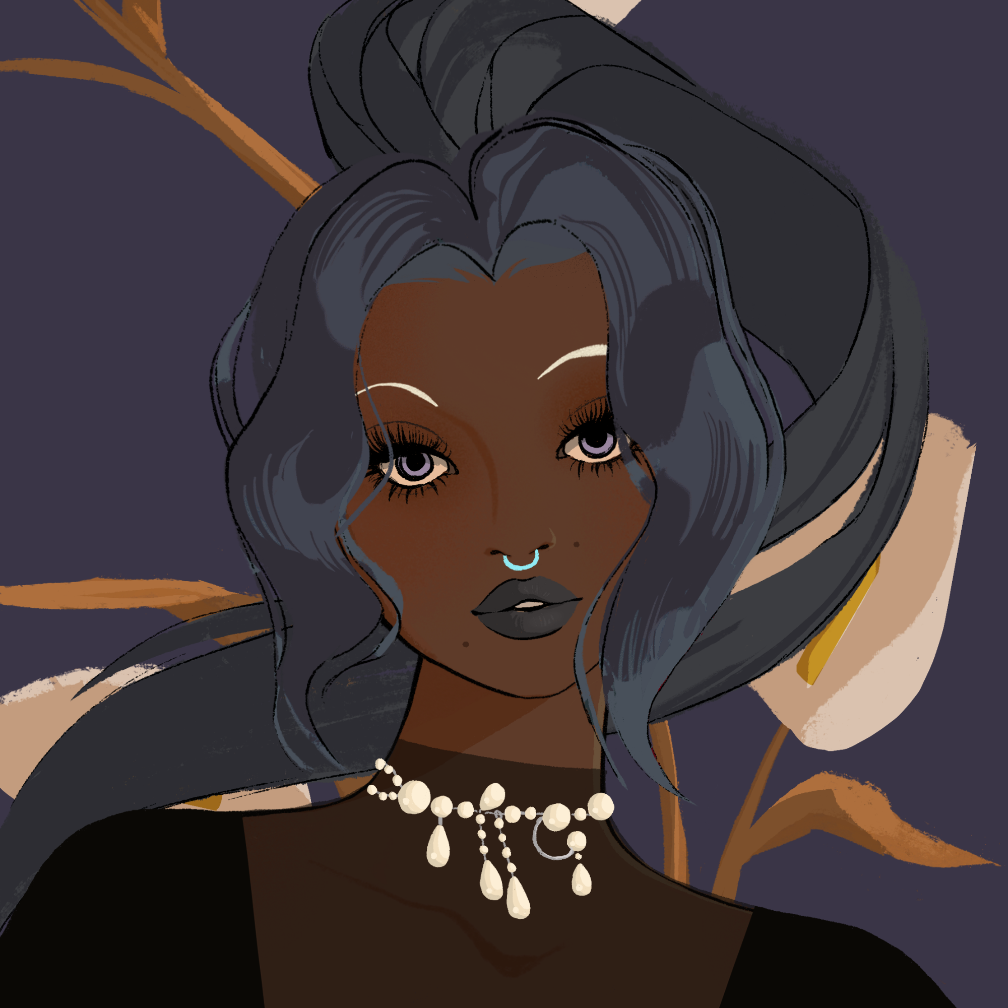 a portrait of Calcium, the undone estoc