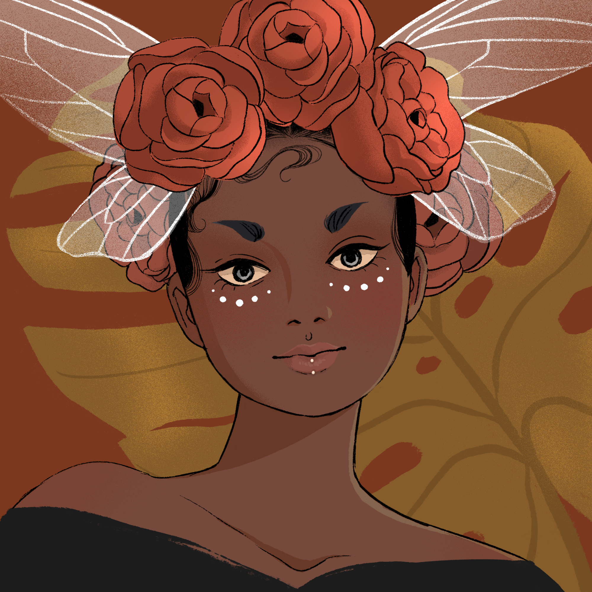 a portrait of Shallot, the porous haybale