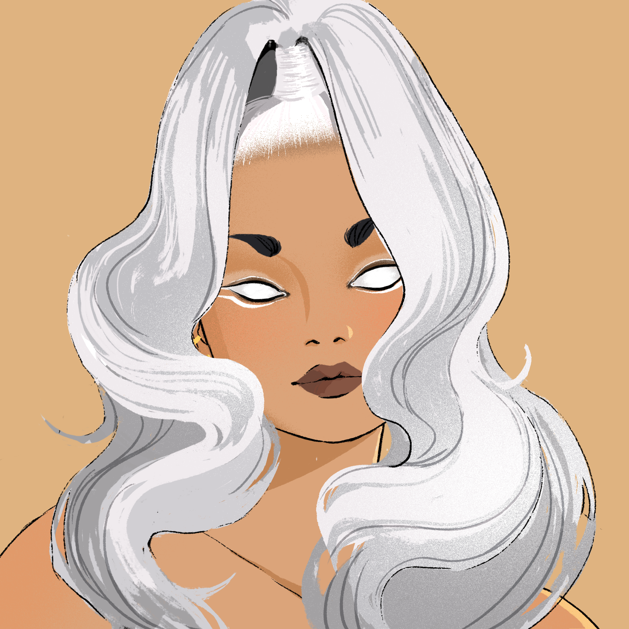 a portrait of Daphne, the sparkling sponge