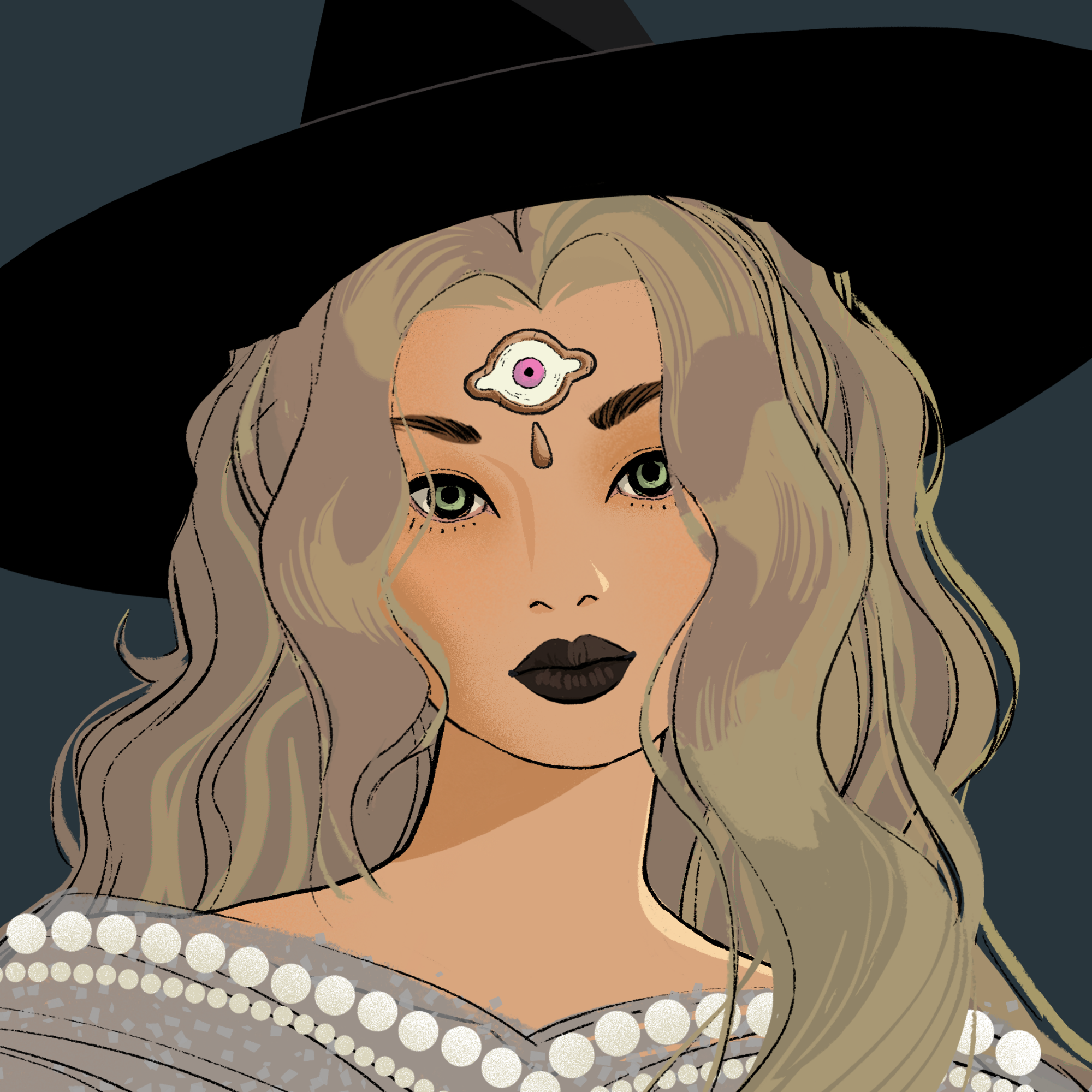 a portrait of Mademoiselle cloud