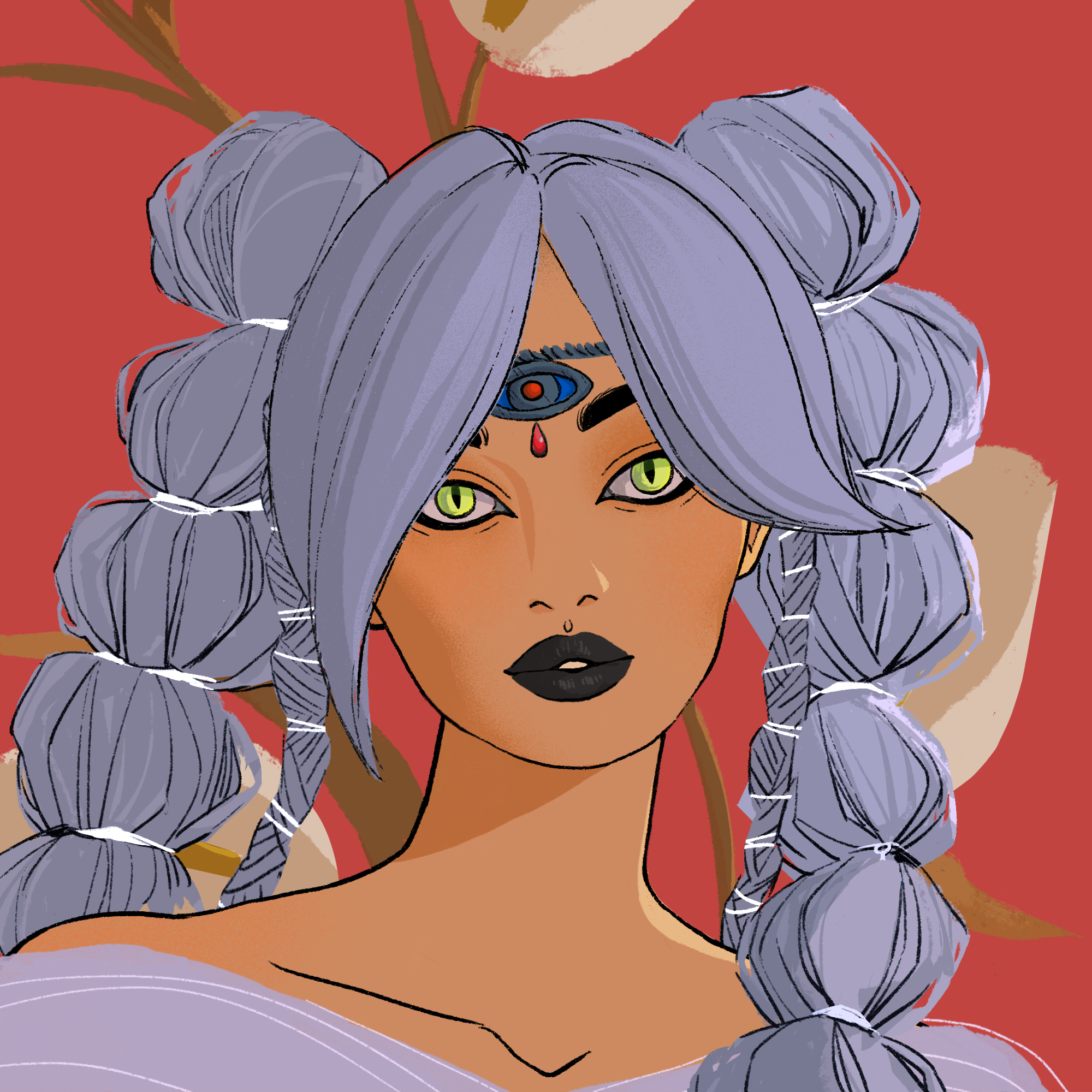 a portrait of Quince of the void