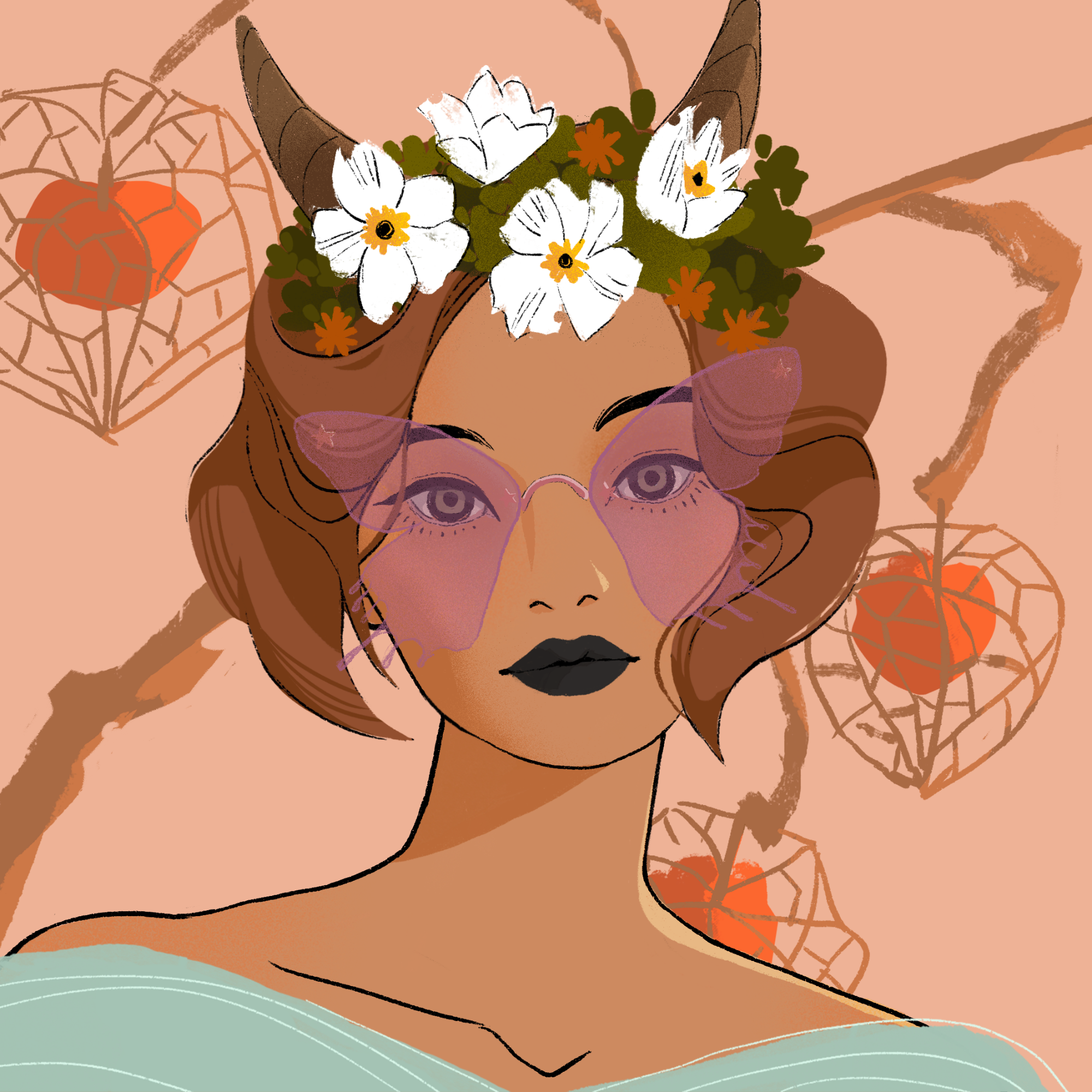 a portrait of Wasabi the lone