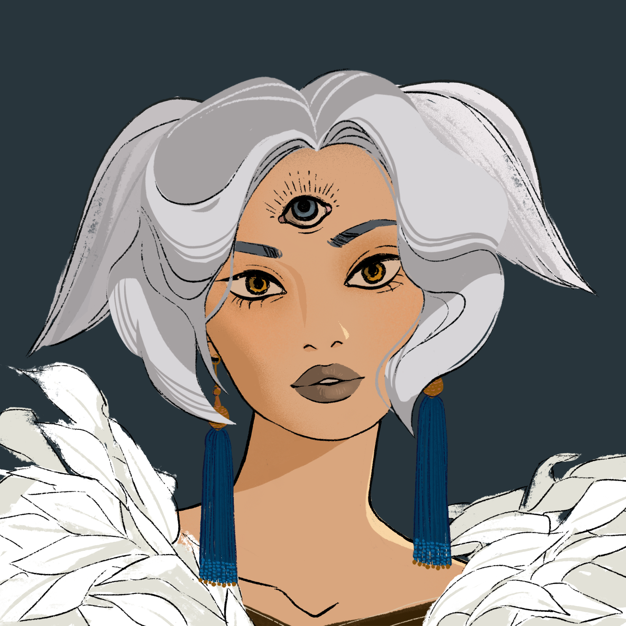 a portrait of The muse