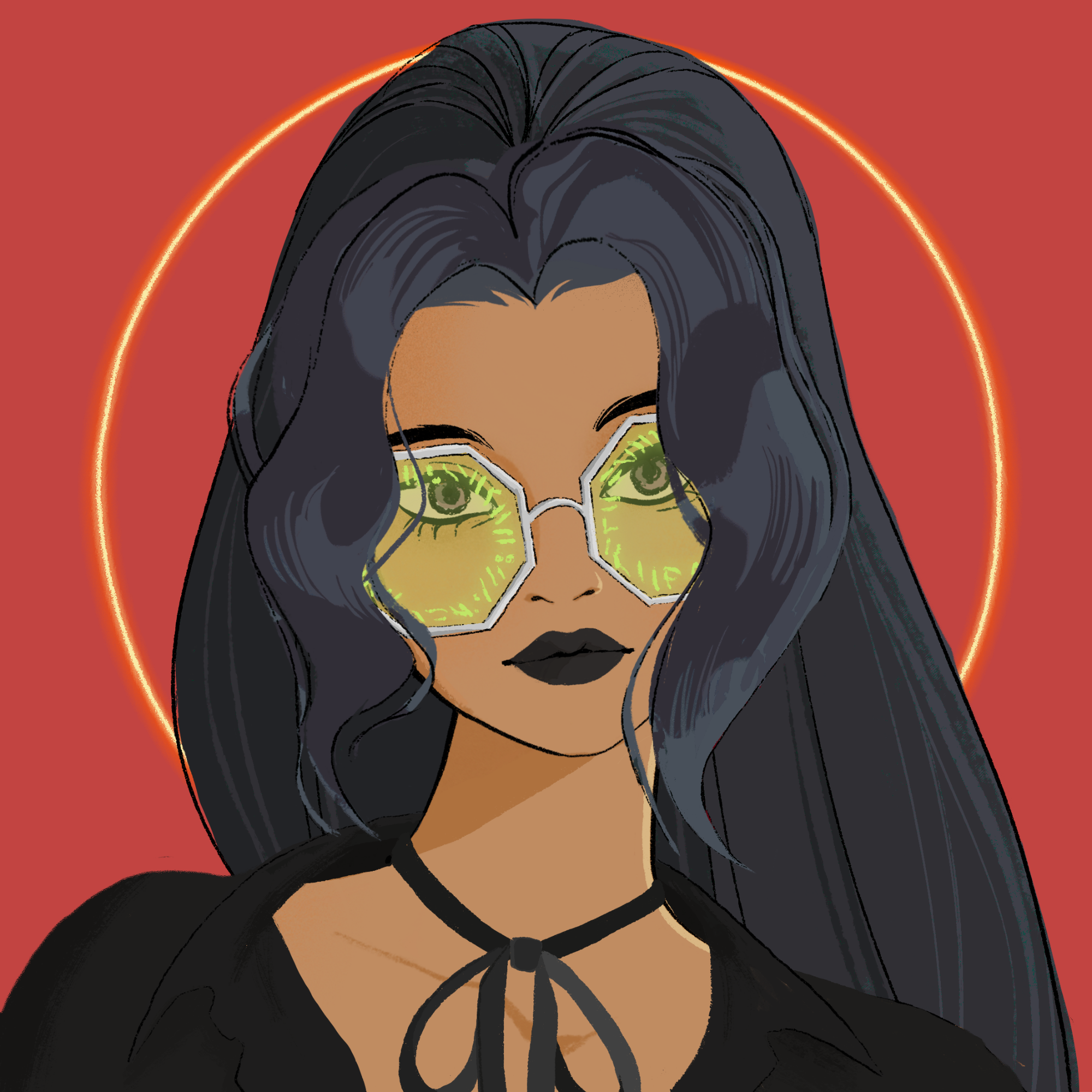 a portrait of Mimosa, the canny telescope